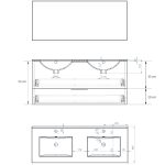 Pack Orléans avec lavabo et miroir LED