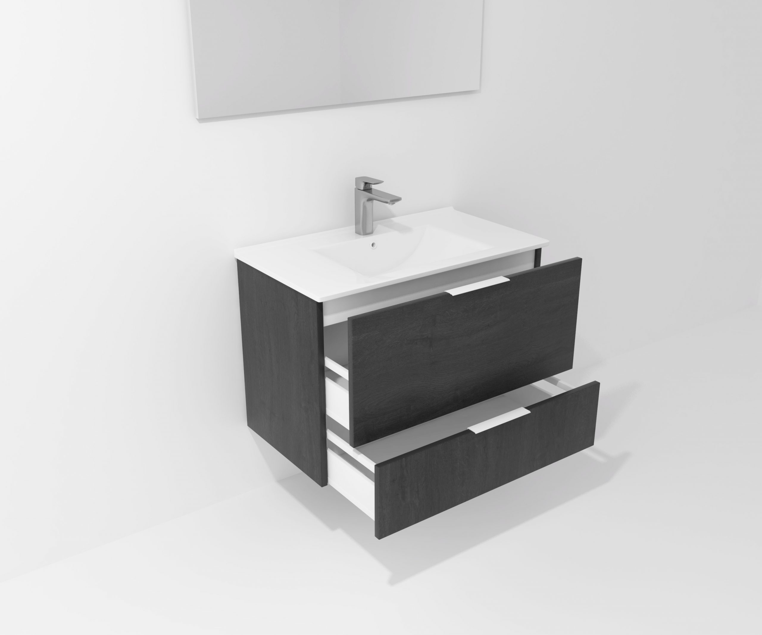 Pack Orléans avec lavabo et miroir LED