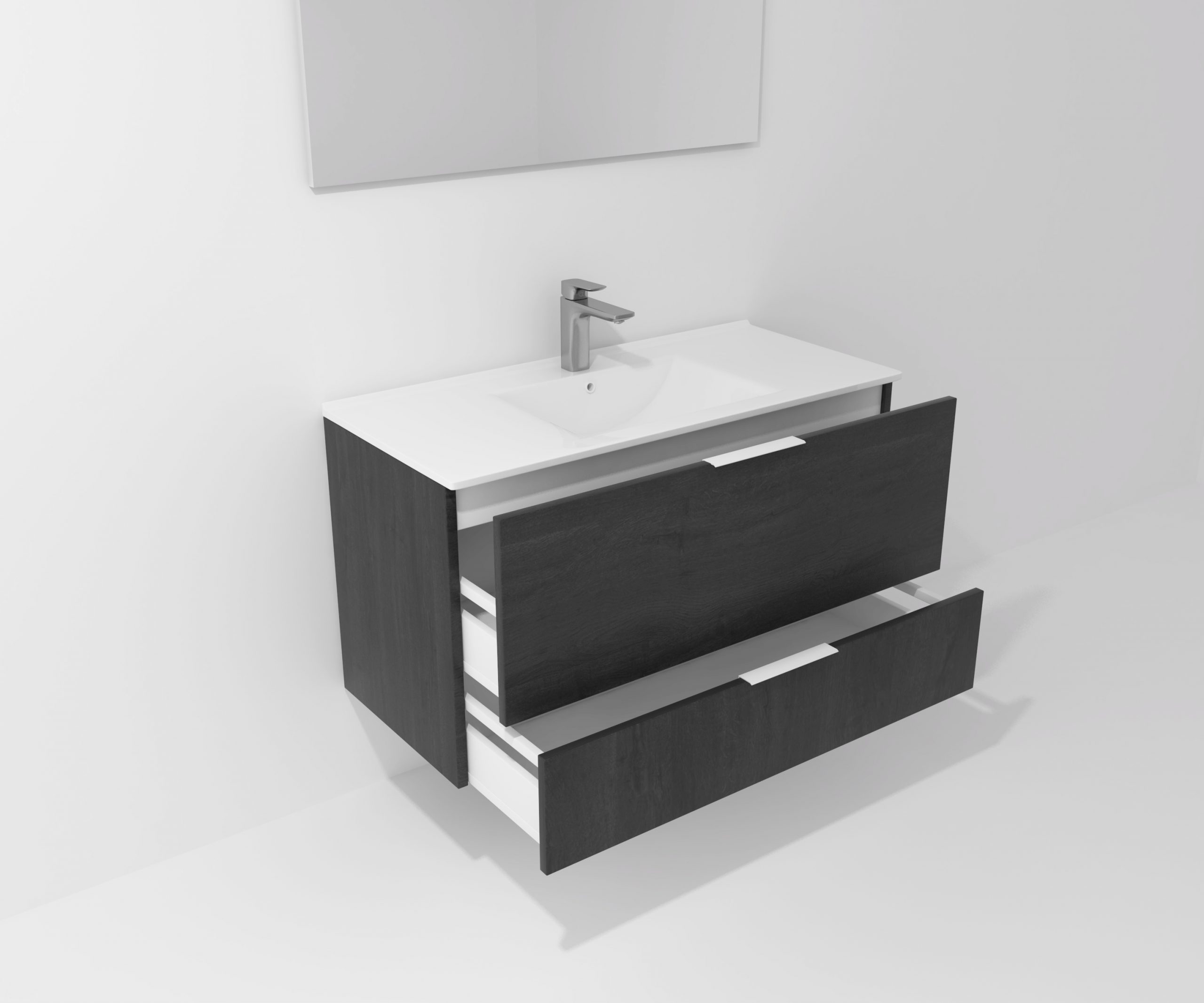 Pack Orléans avec lavabo et miroir LED