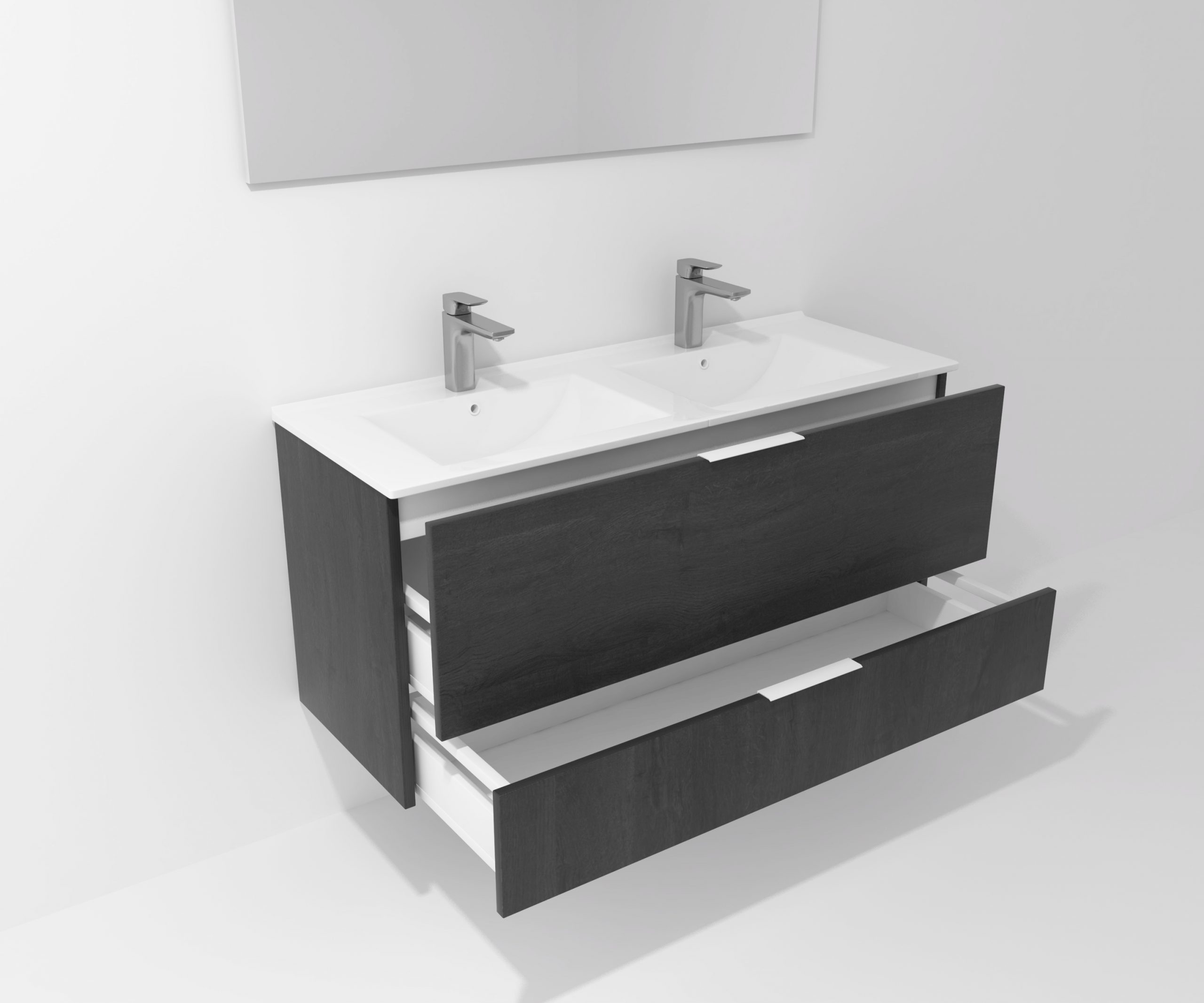 Pack Orléans avec lavabo et miroir LED
