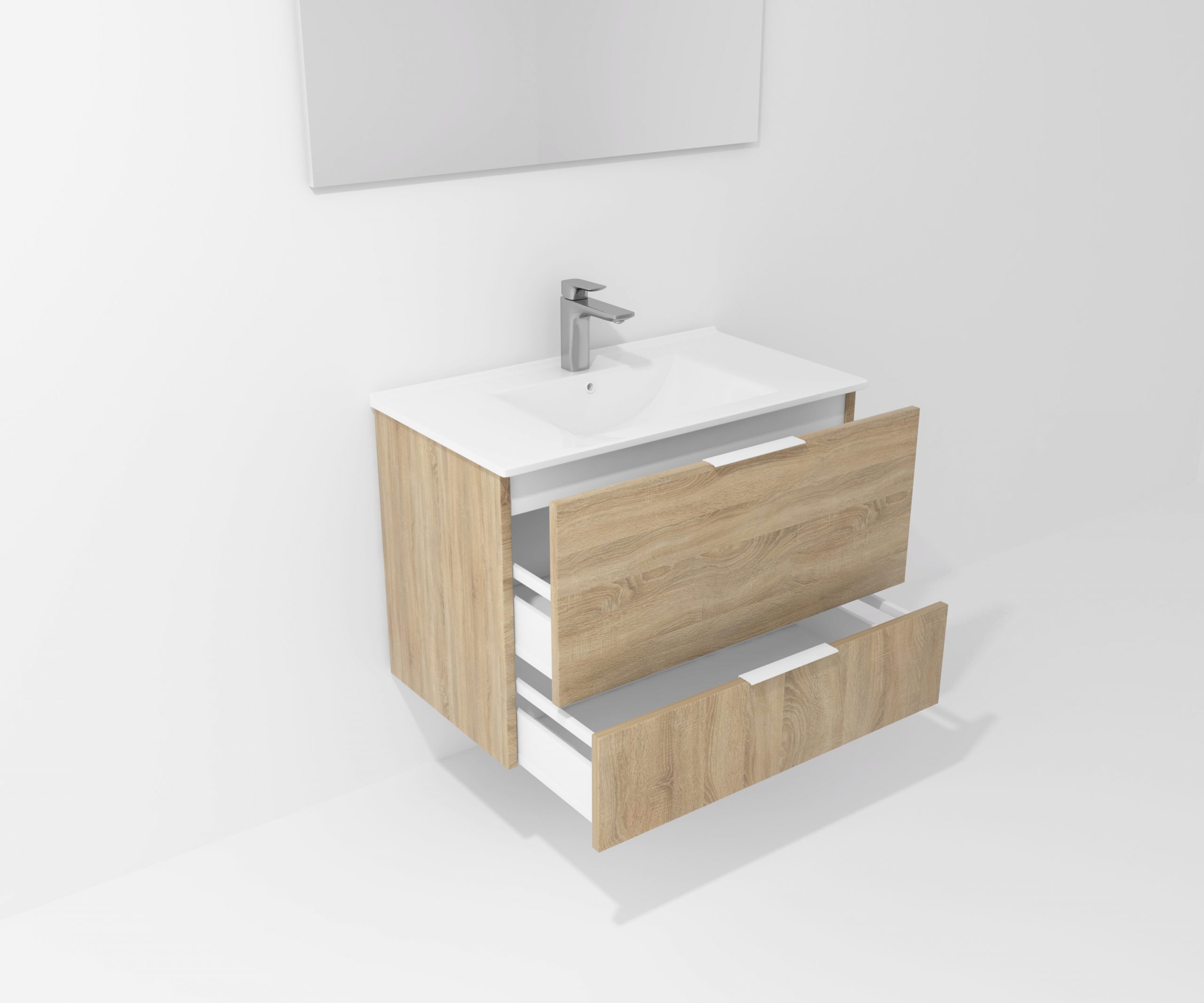 Pack Orléans avec lavabo et miroir LED