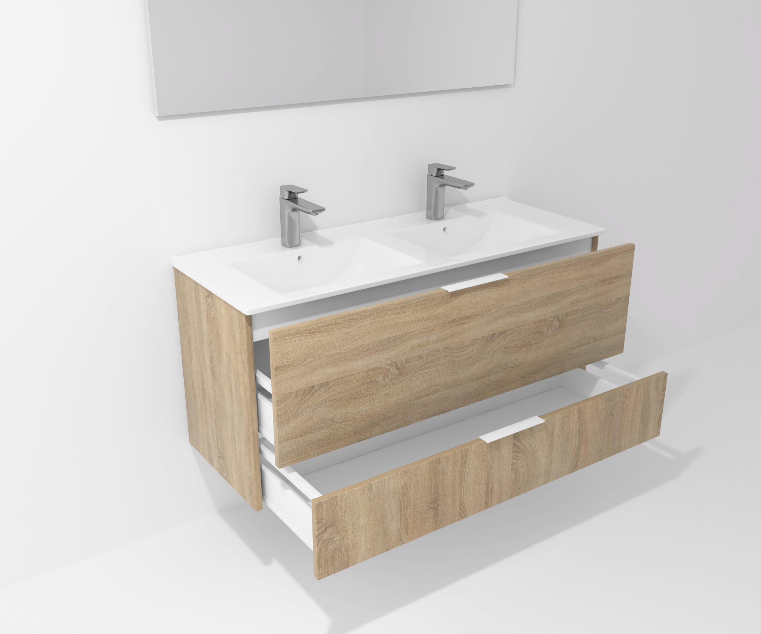 Pack Orléans avec lavabo et miroir LED
