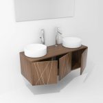 Pack Paimport avec vasque à poser et miroir LED