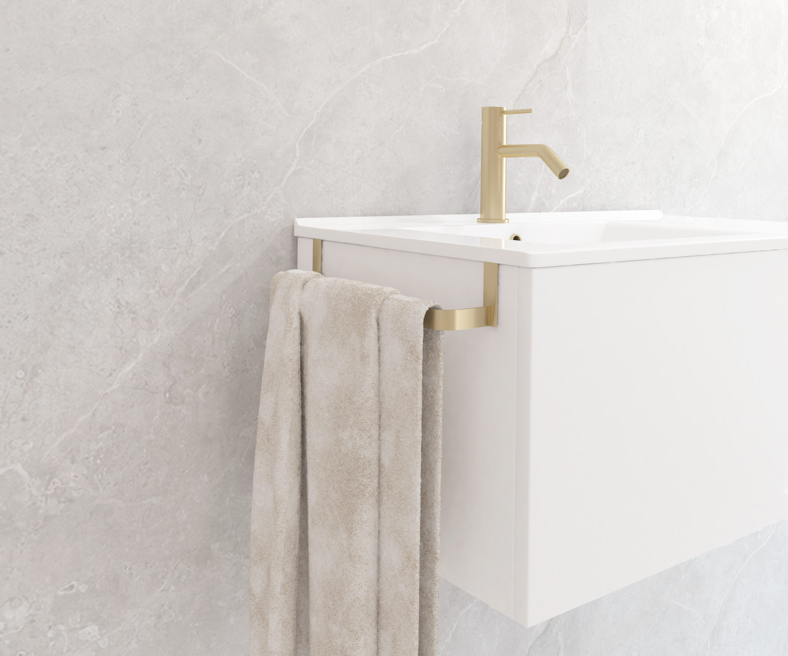 INTÉRIEURES PORTE-SERVIETTES À OU BROSSÉ