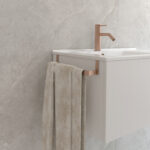 BARRE PORTE-SERVIETTES INTÉRIEURE POUR MEUBLE OR ROSE BROSSÉ