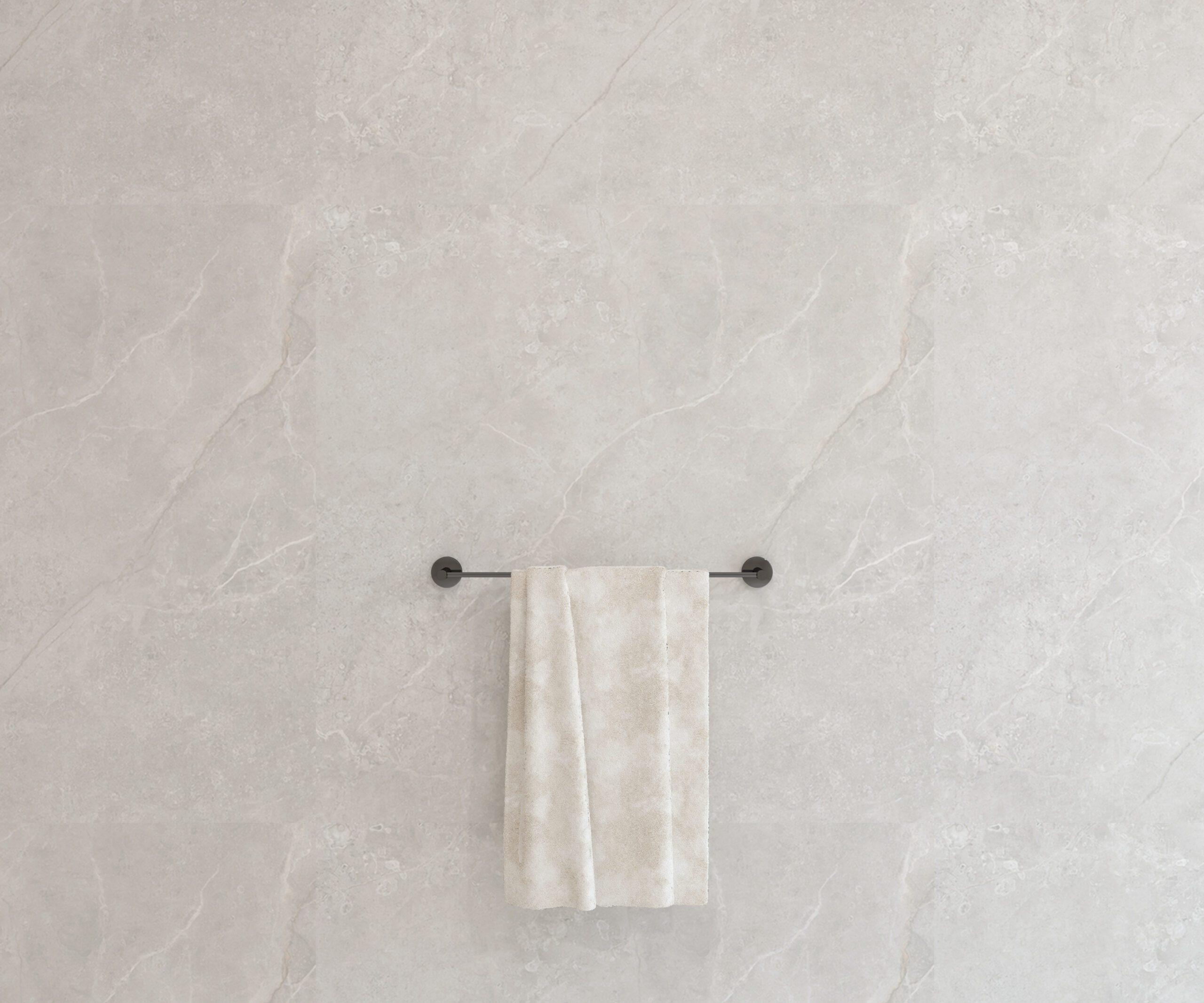 PORTE-SERVIETTES CAPRI 50CM NOIR MAT