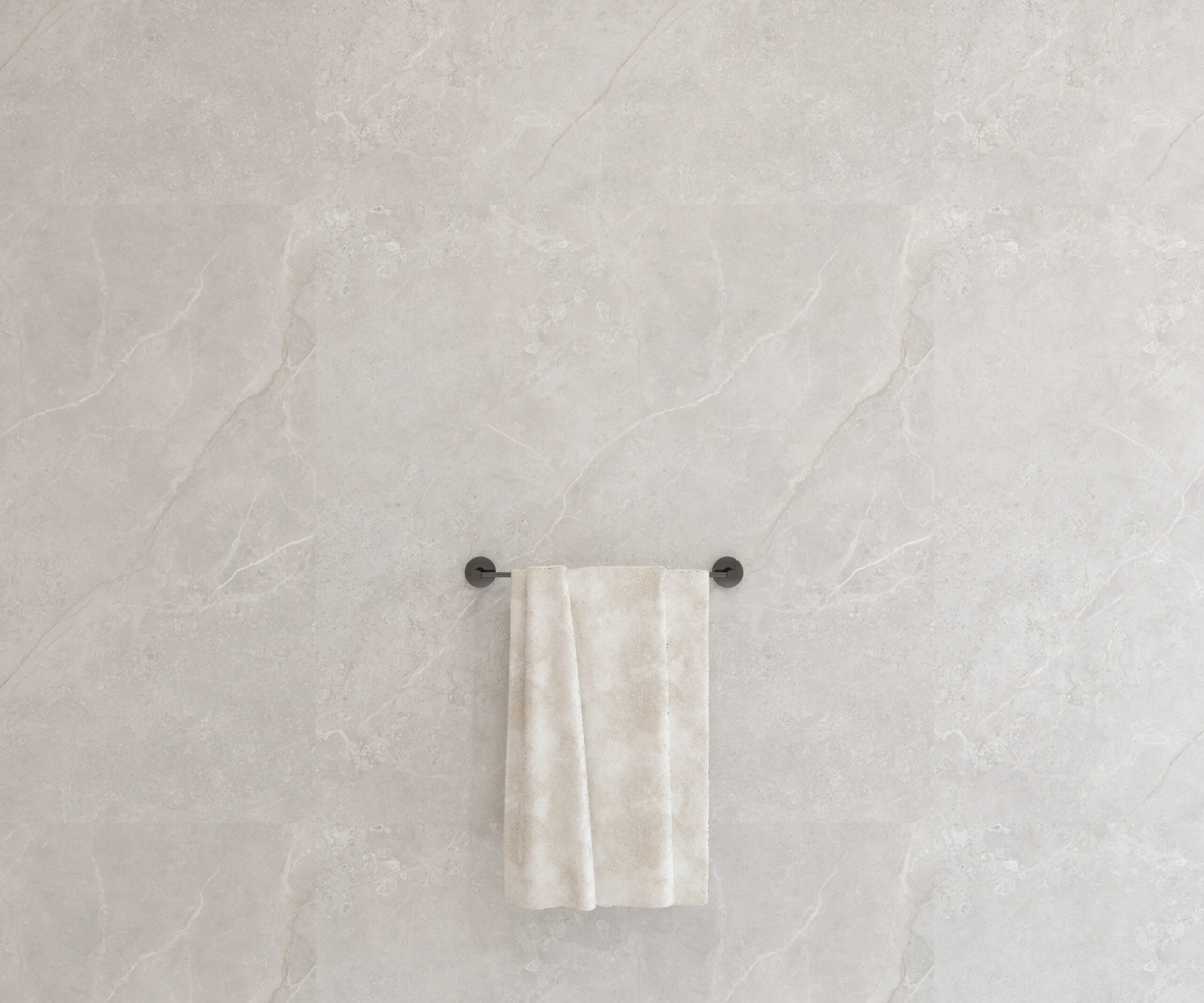 PORTE-SERVIETTES CAPRI 40 CM NOIR MAT