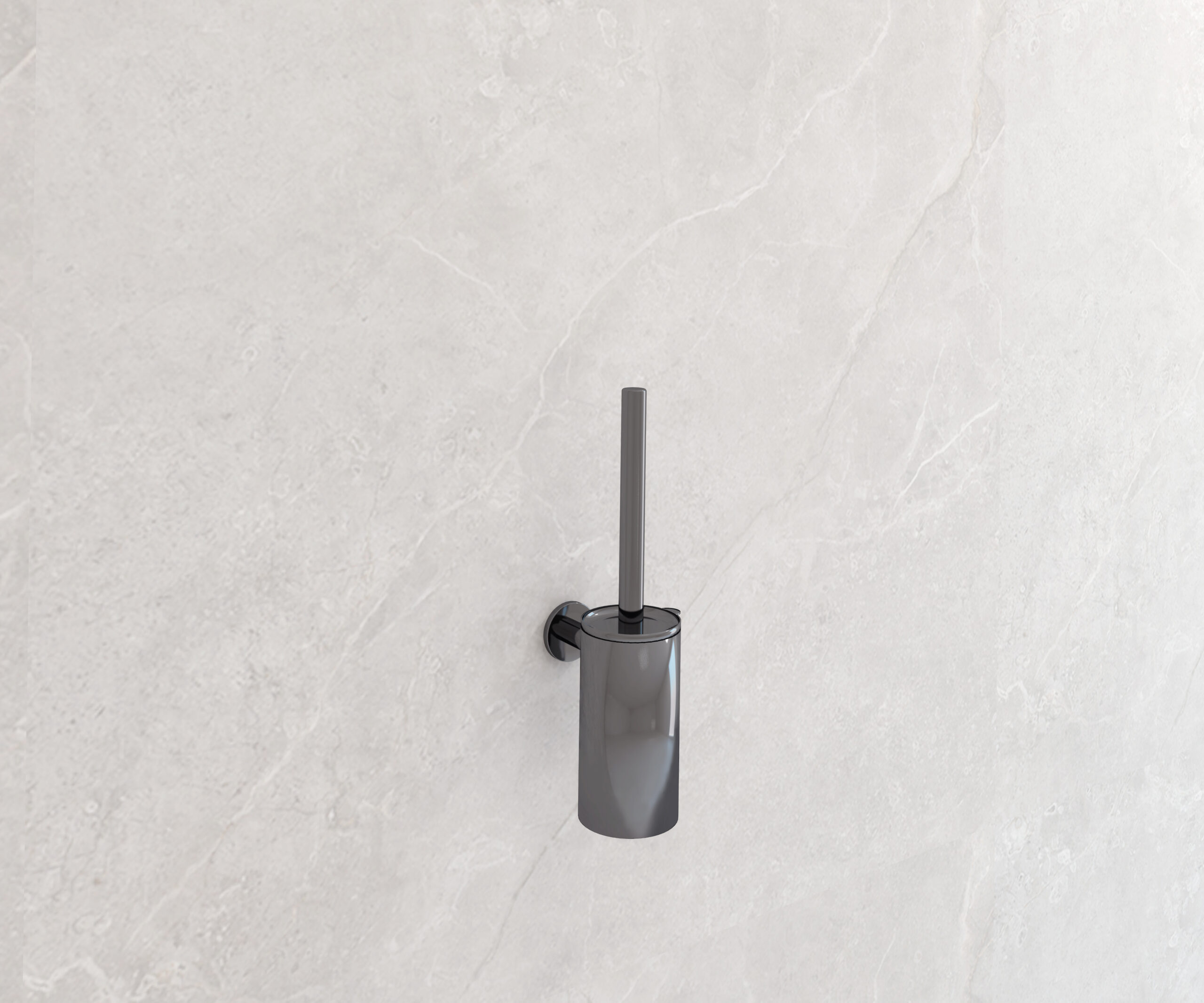 PORTE-BROSSE DE TOILETTE CAPRI NOIR MAT