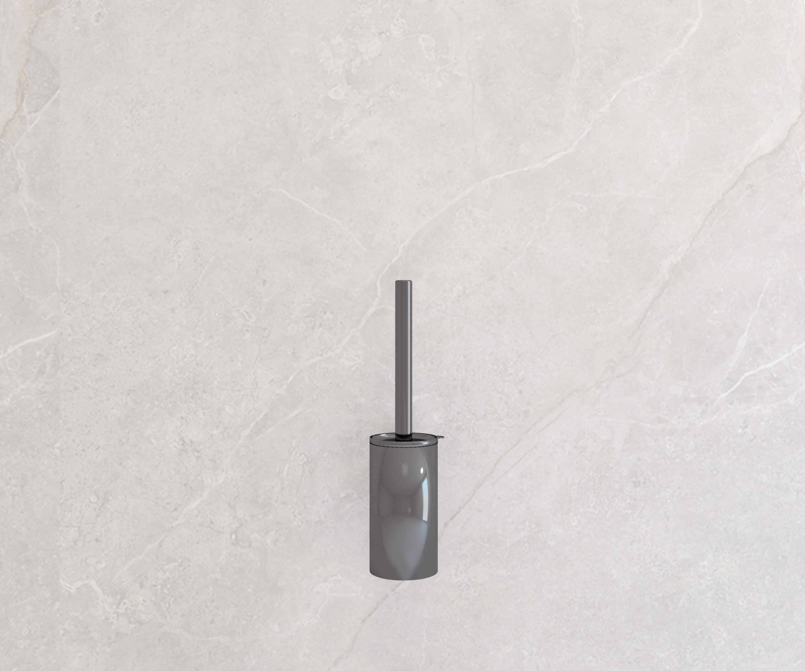 PORTE-BROSSE DE TOILETTE CAPRI NOIR MAT