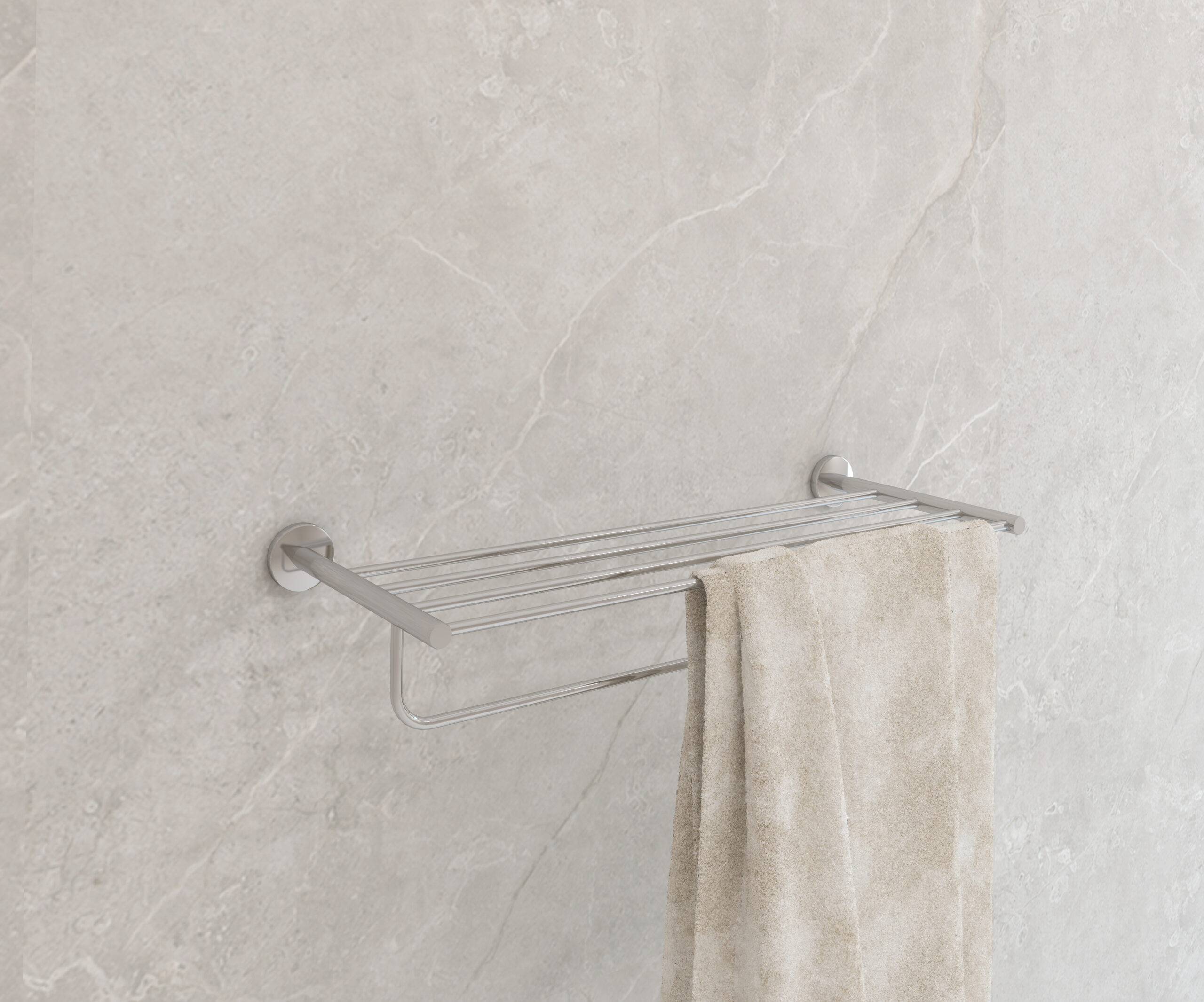 PORTE-SERVIETTE MULTIPLE CAPRI CHROMÉ