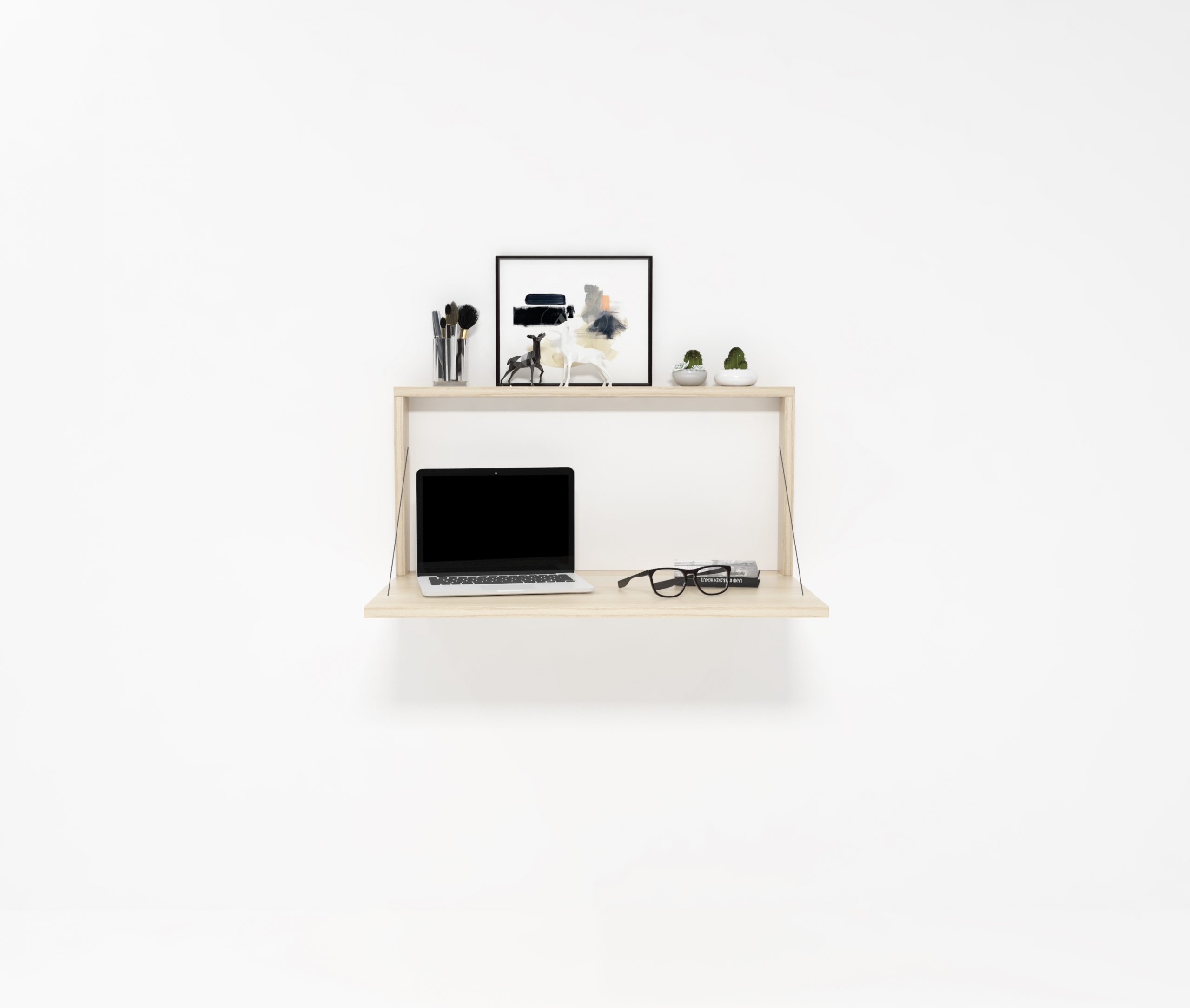 bureau mural rabattable