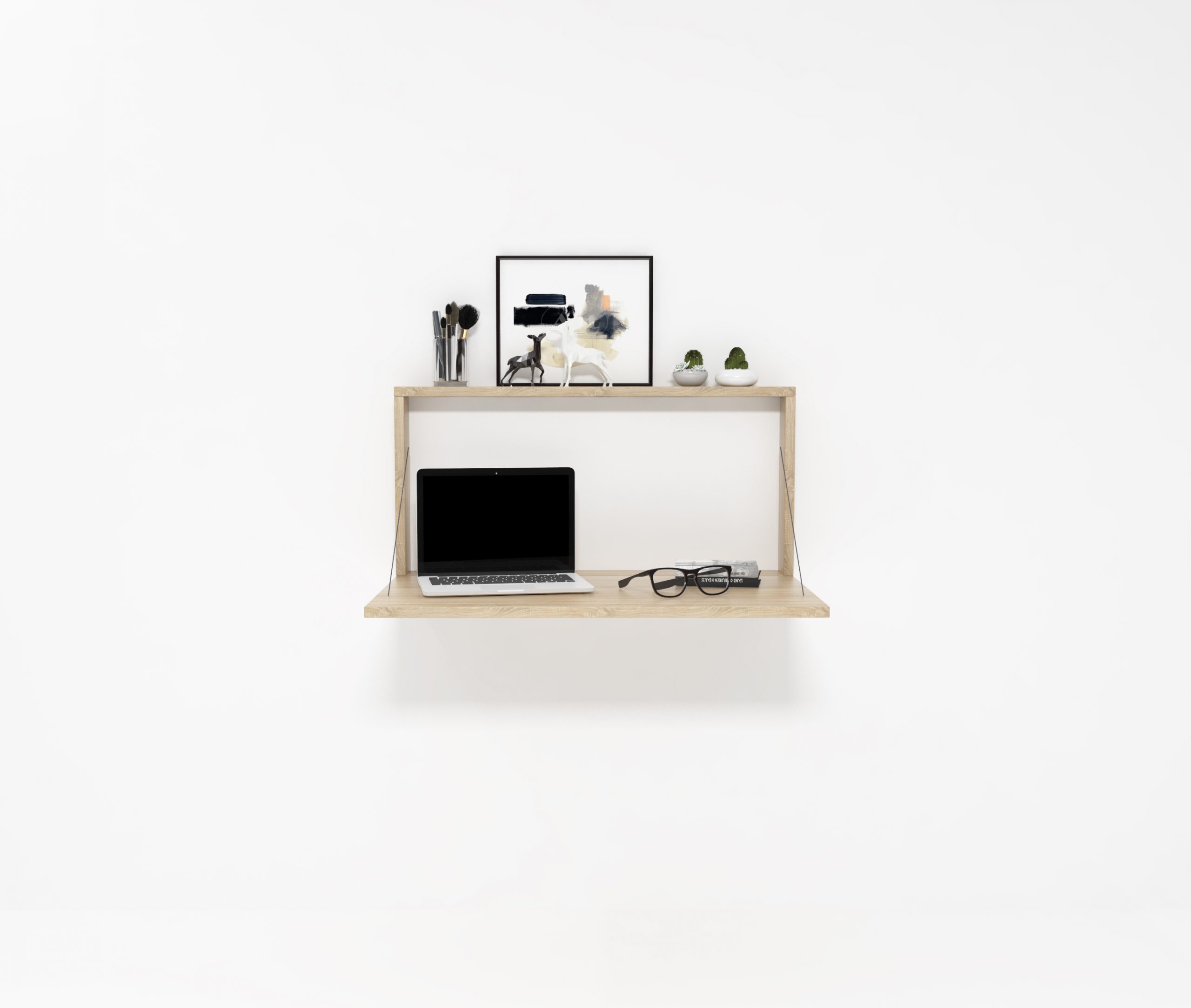 bureau mural rabattable