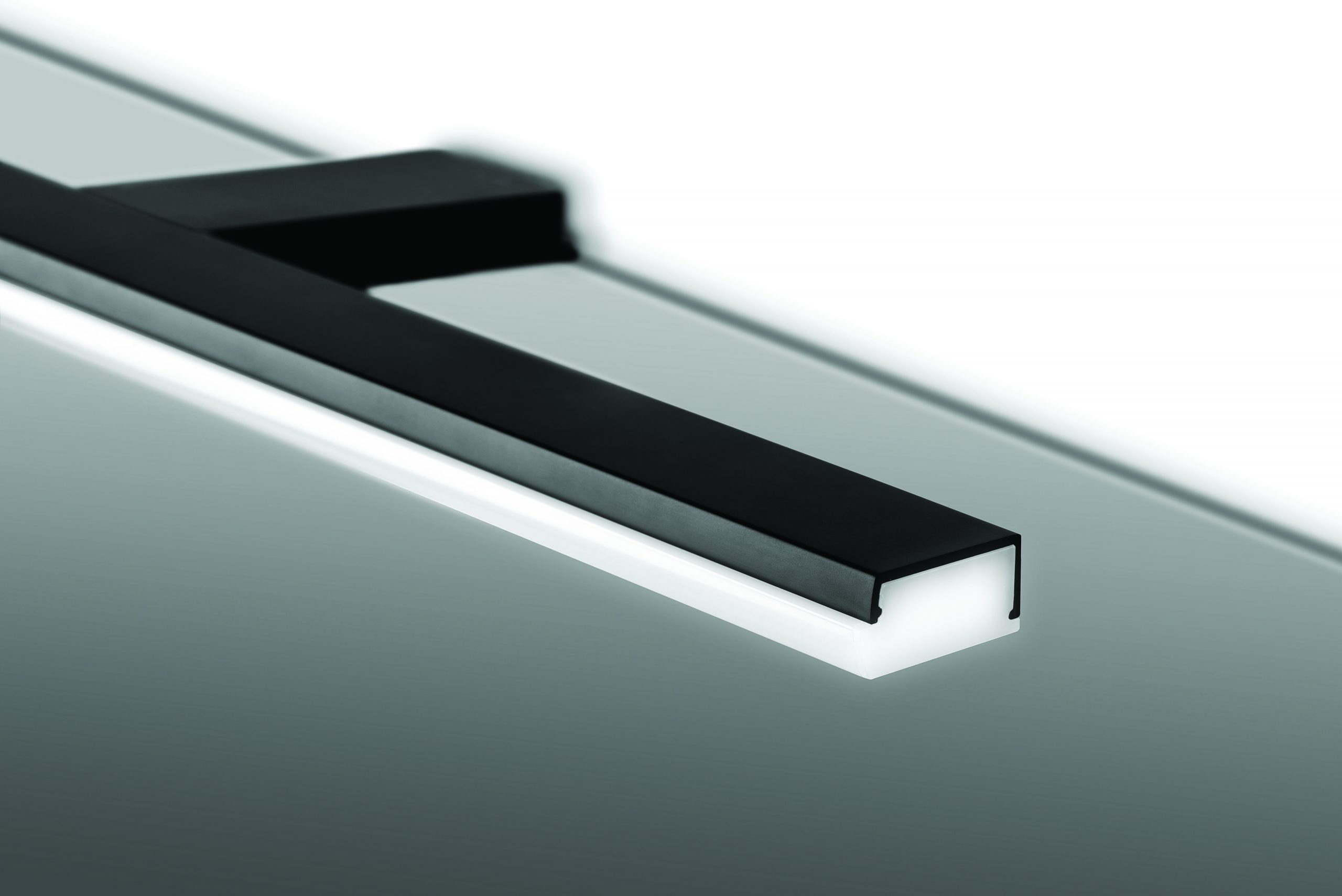 Applique murale LED noire Nereida