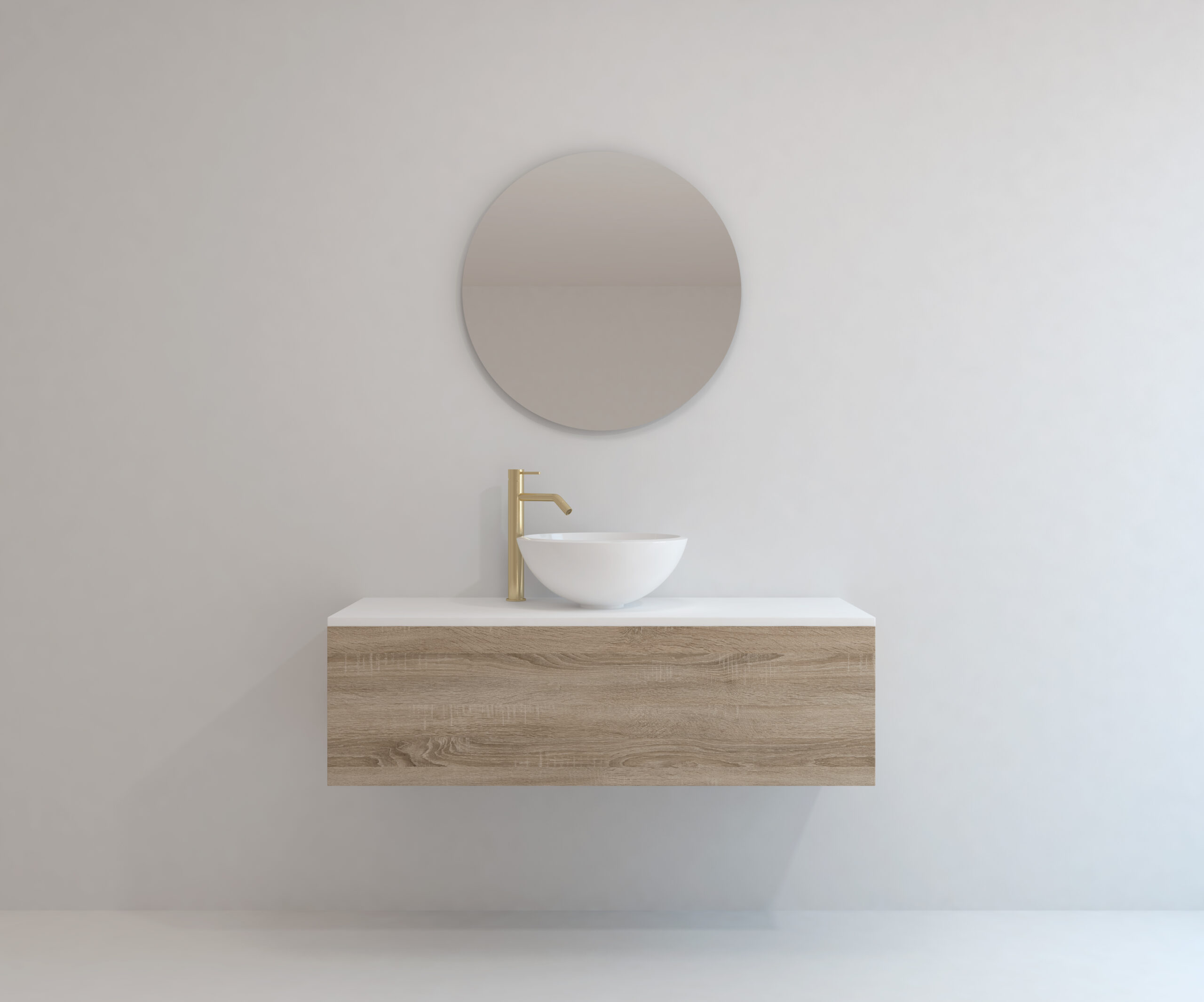 Pack DUMAS + lavabo + espejo circular