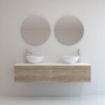 Pack DUMAS + lavabo + espejo circular