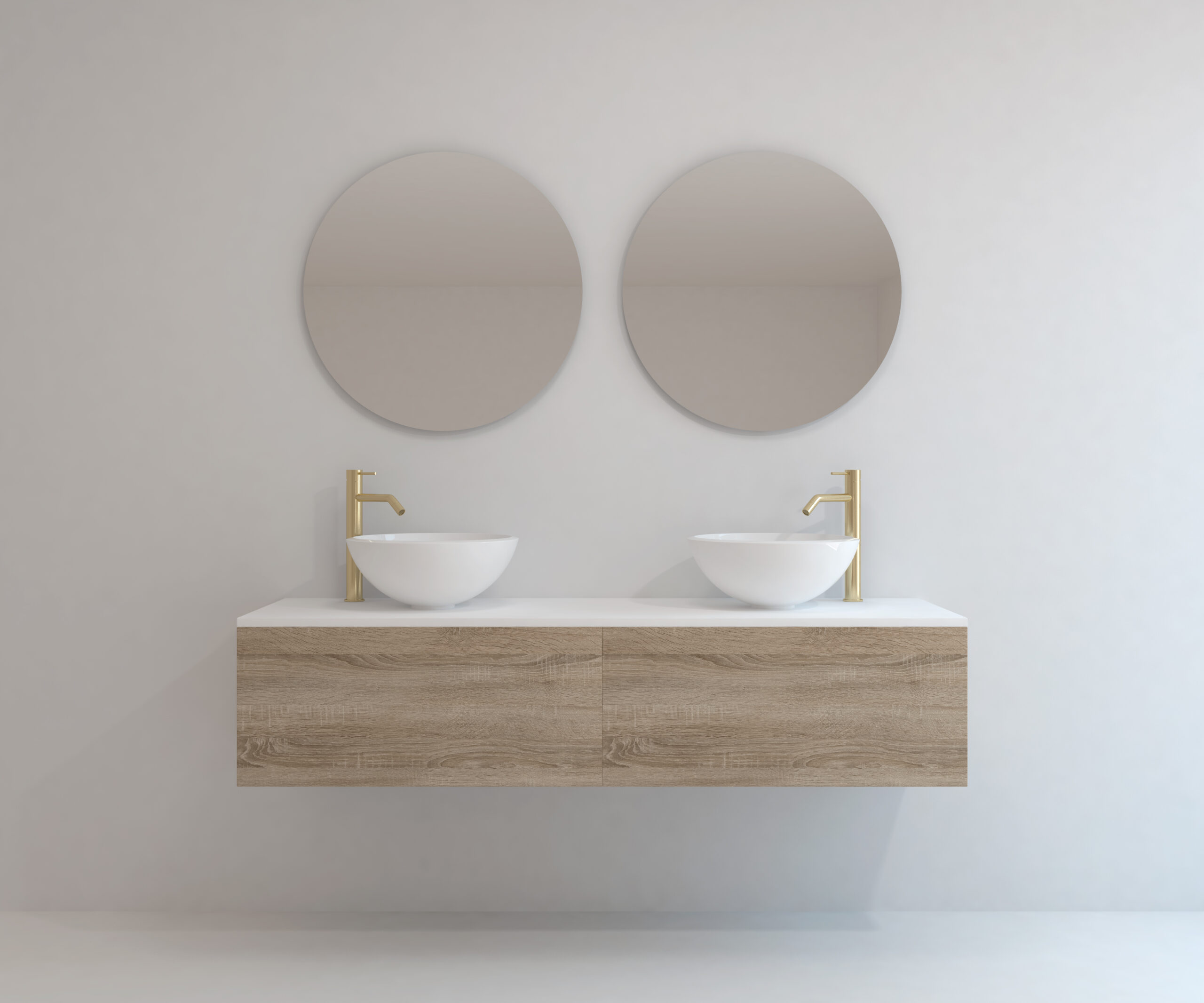 Pack DUMAS + lavabo + espejo circular