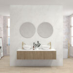 Pack DUMAS + lavabo + espejo circular