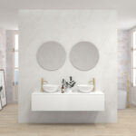 Pack DUMAS + lavabo + espejo circular
