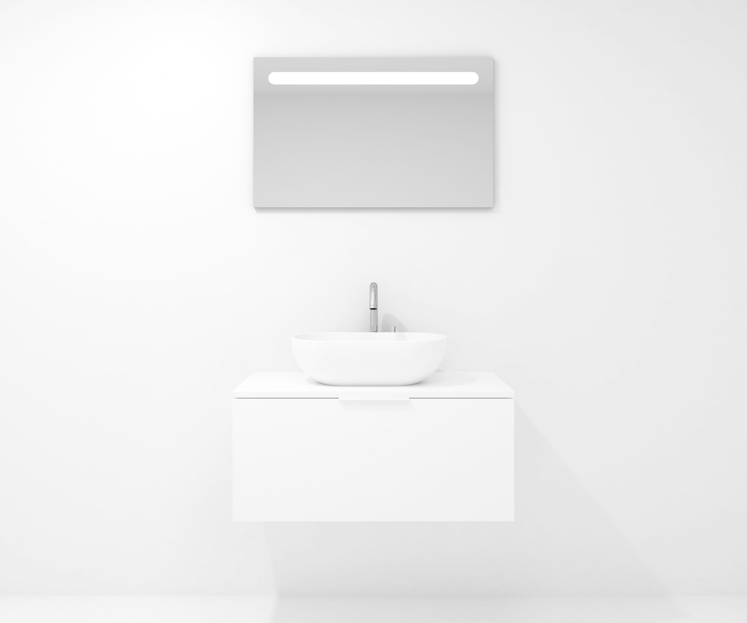 Pack Indre avec lavabo et miroir LED