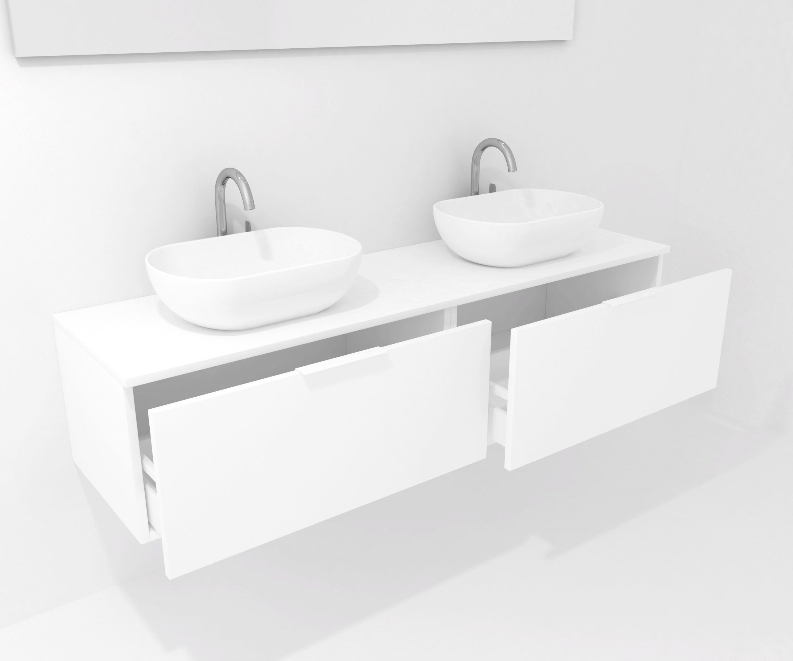 Pack Indre avec lavabo et miroir LED