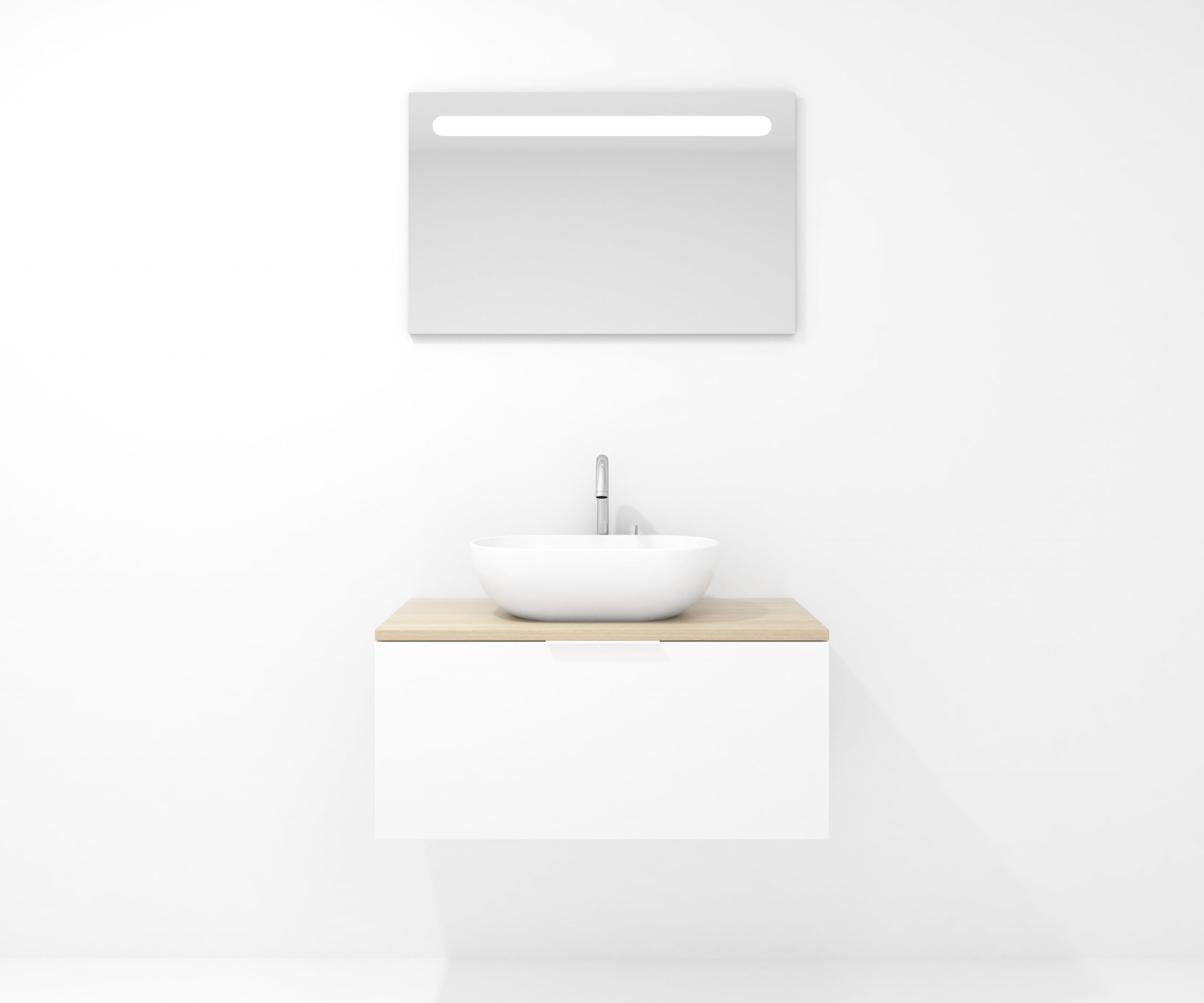 Pack Indre avec lavabo et miroir LED