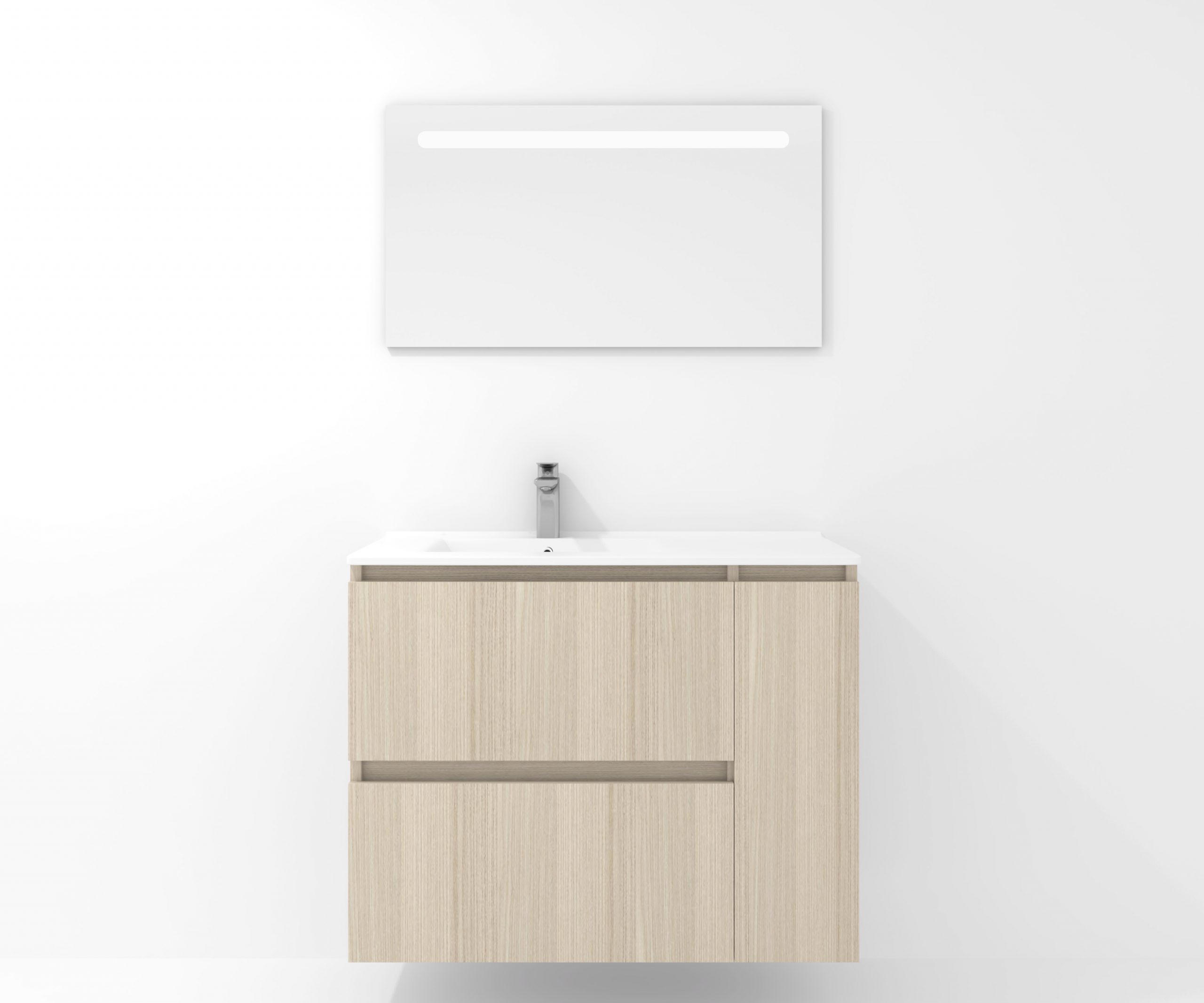 Pack Montpellier avec miroir LED et lavabo