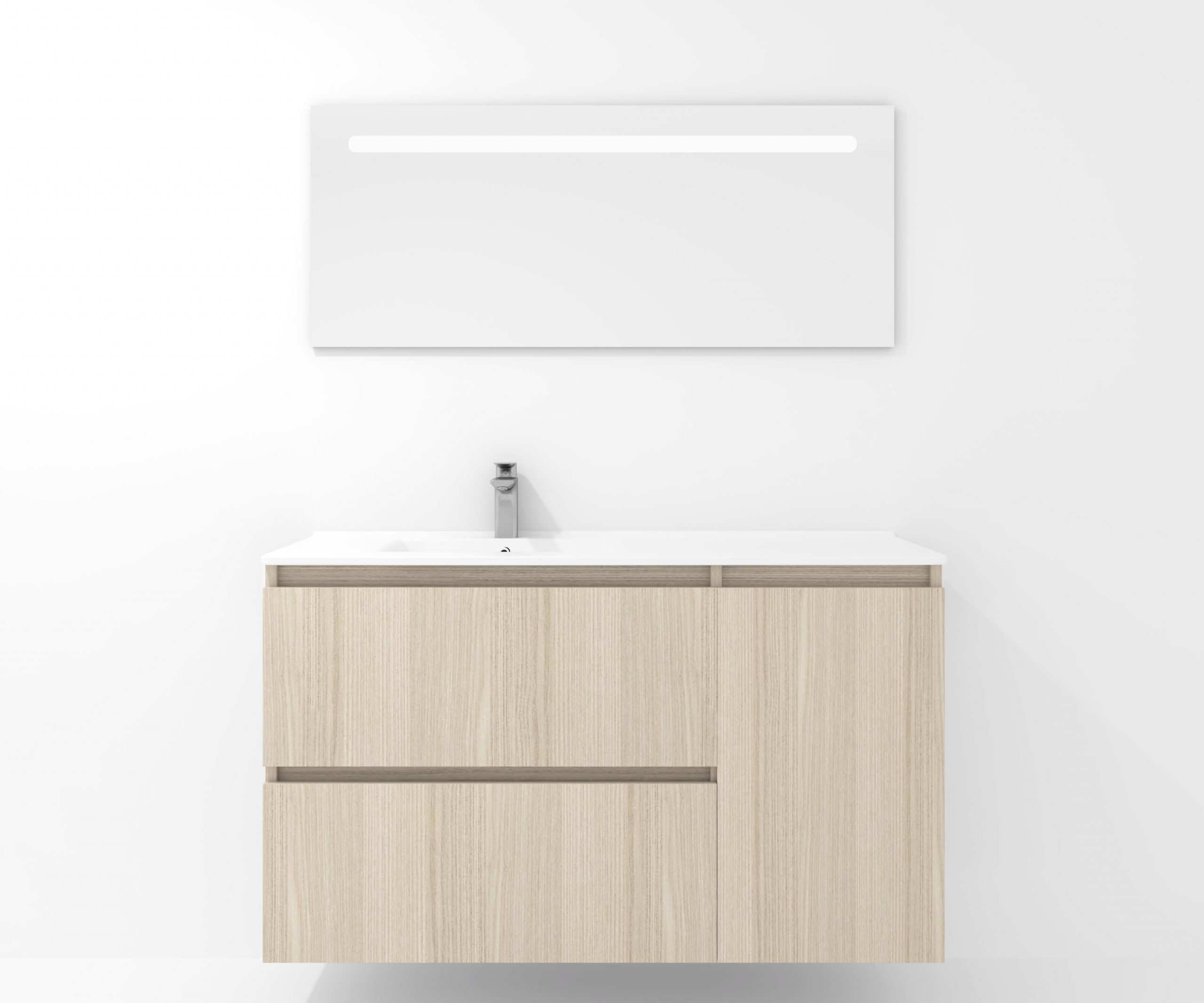 Pack Montpellier avec miroir LED et lavabo