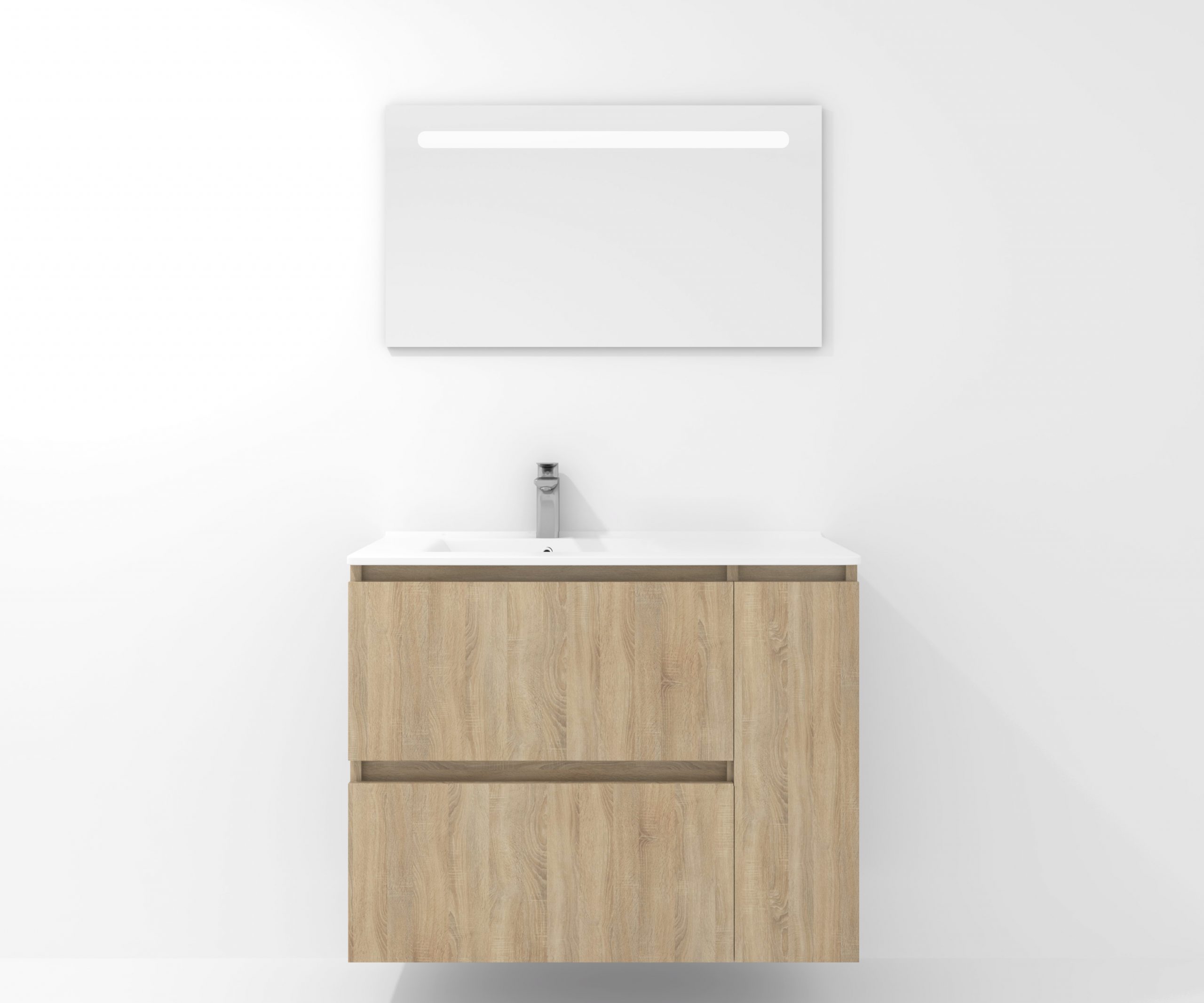 Pack Montpellier avec miroir LED et lavabo