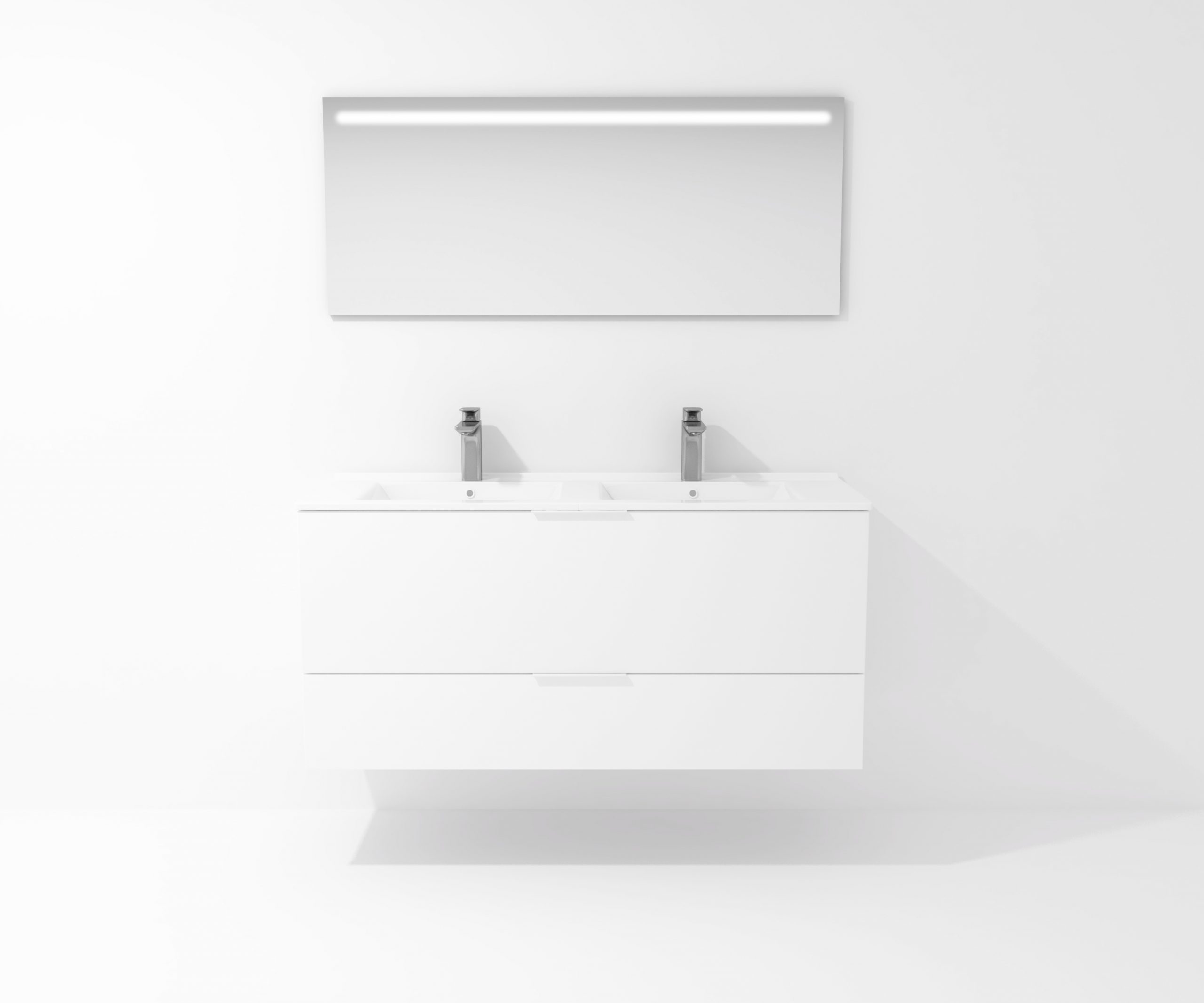 Pack Orléans avec lavabo et miroir LED