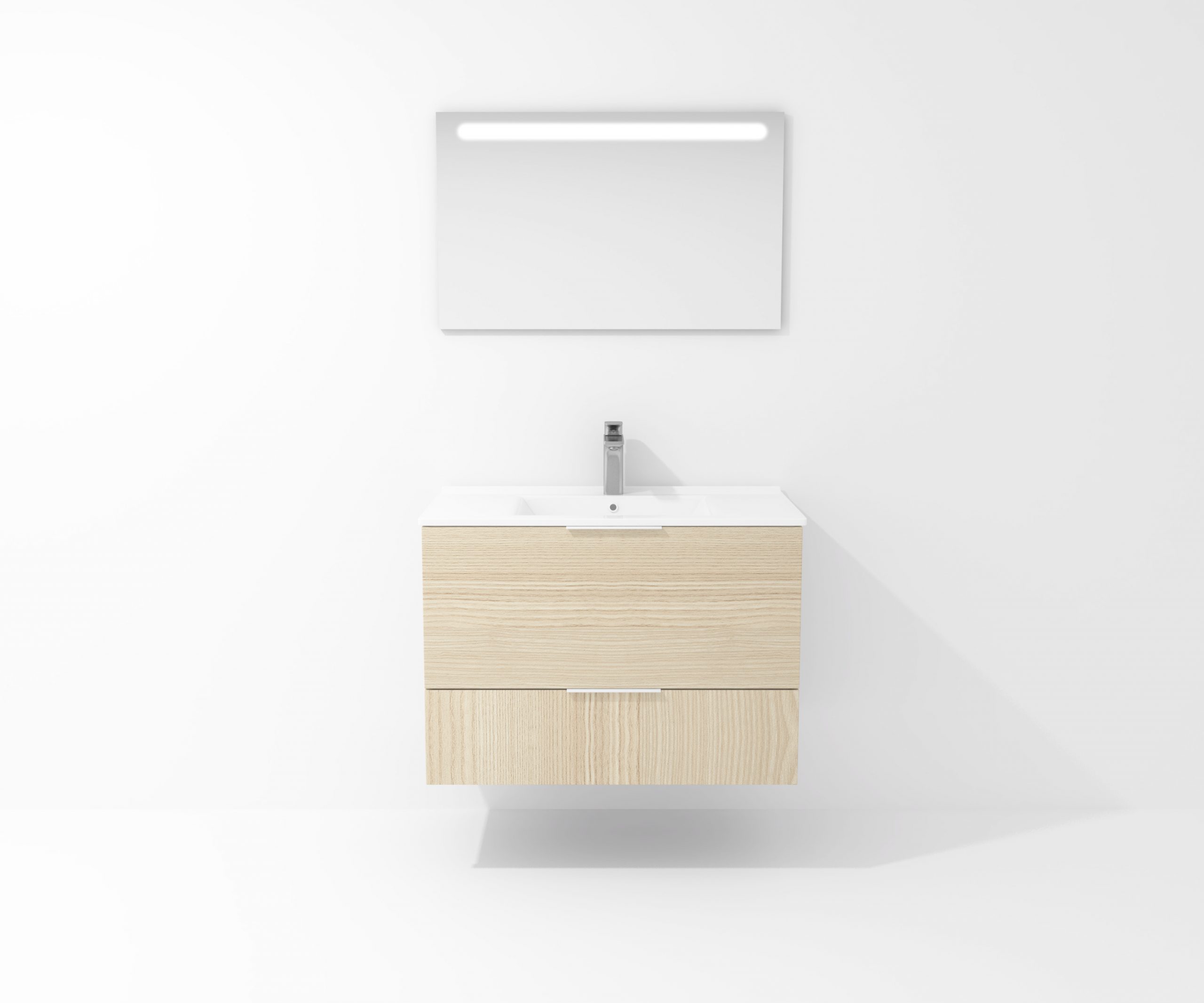 Pack Orléans avec lavabo et miroir LED