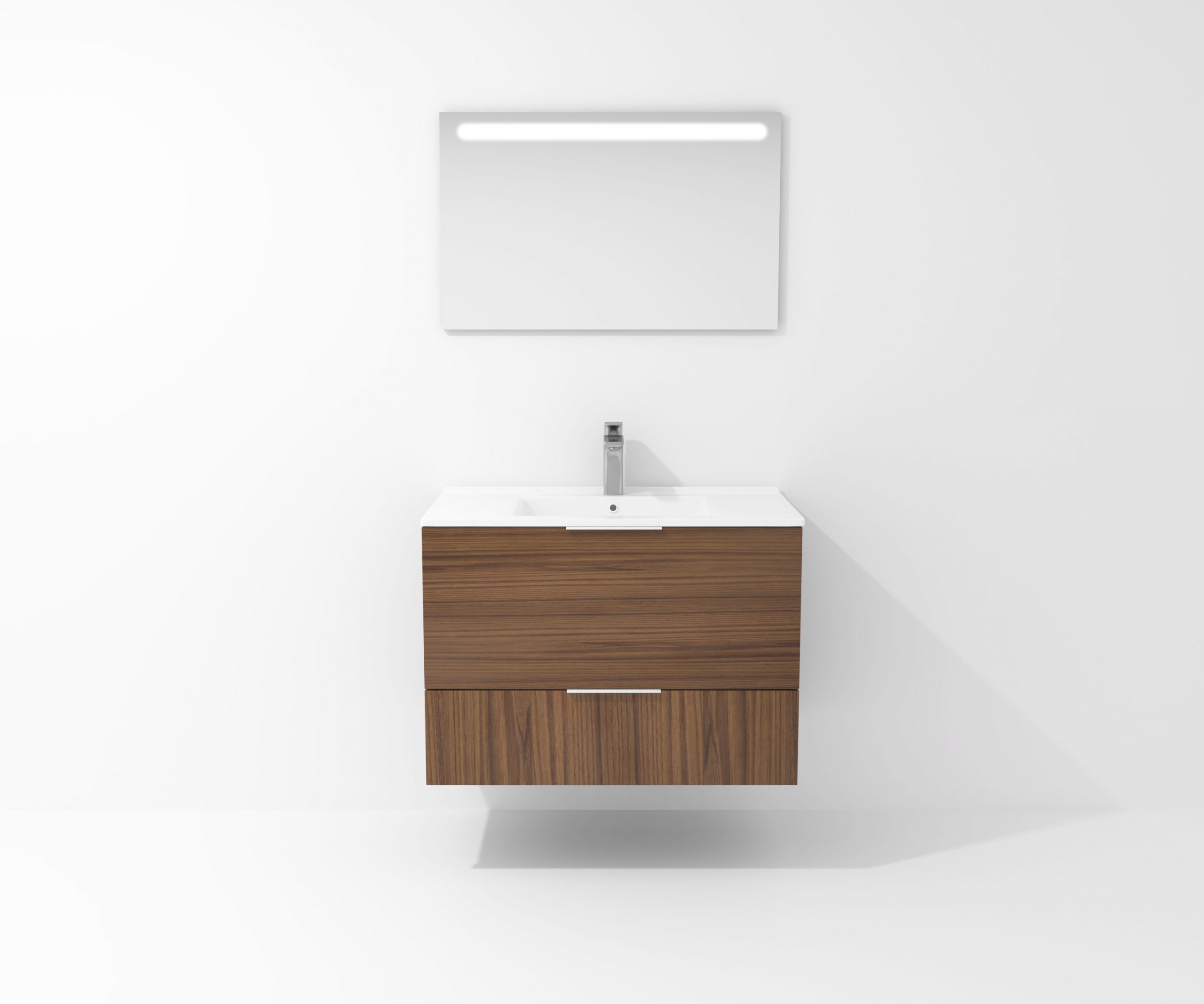 Pack Orléans avec lavabo et miroir LED