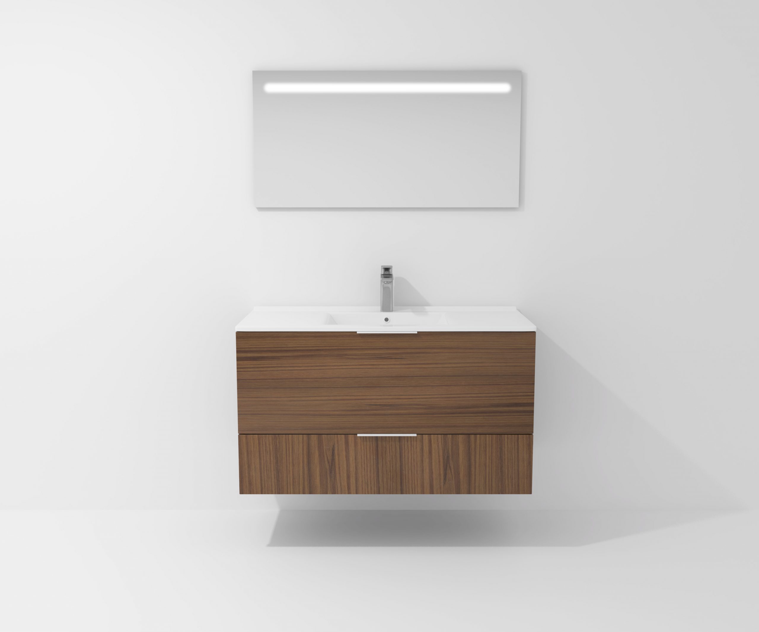 Pack Orléans avec lavabo et miroir LED