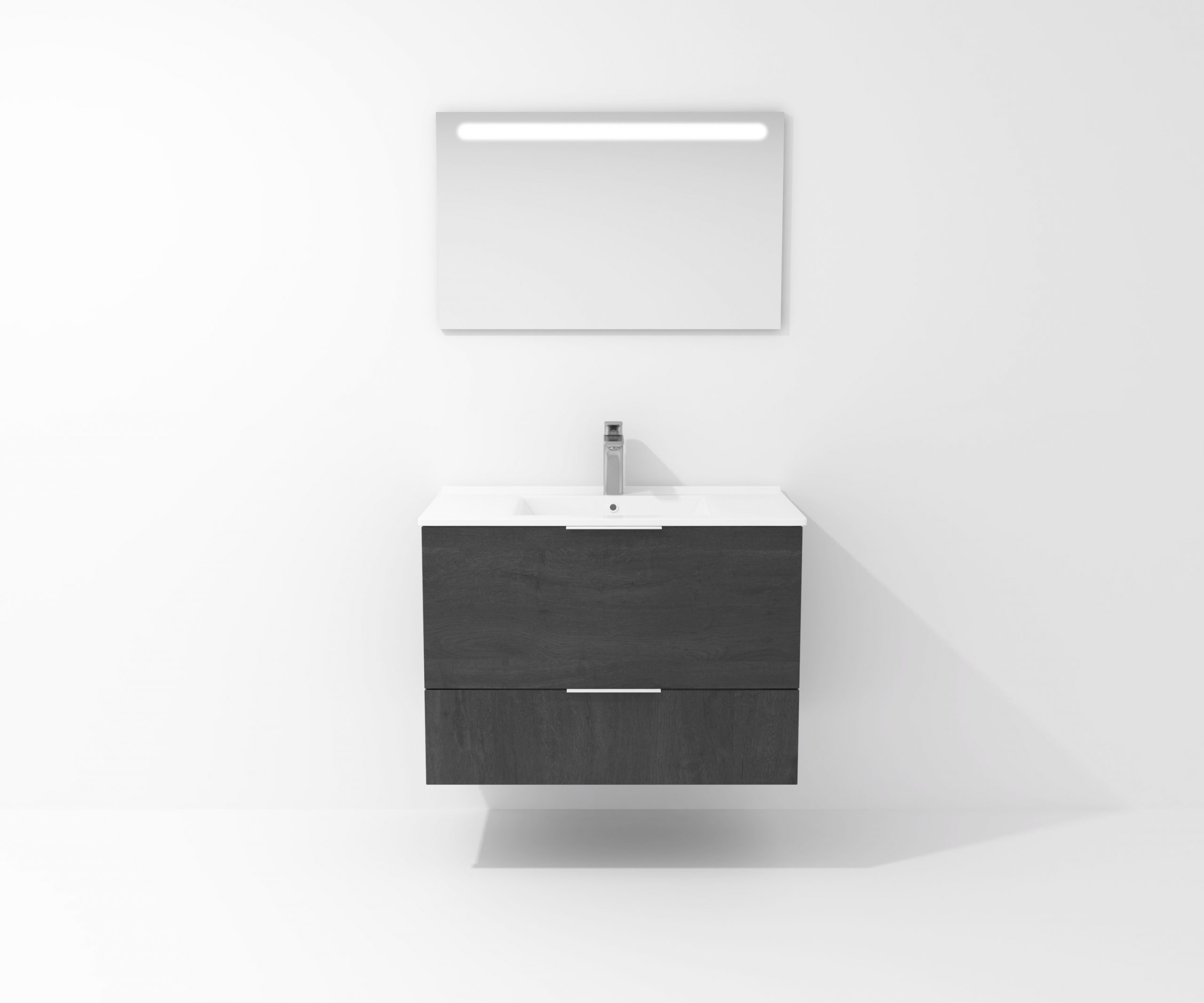 Pack Orléans avec lavabo et miroir LED