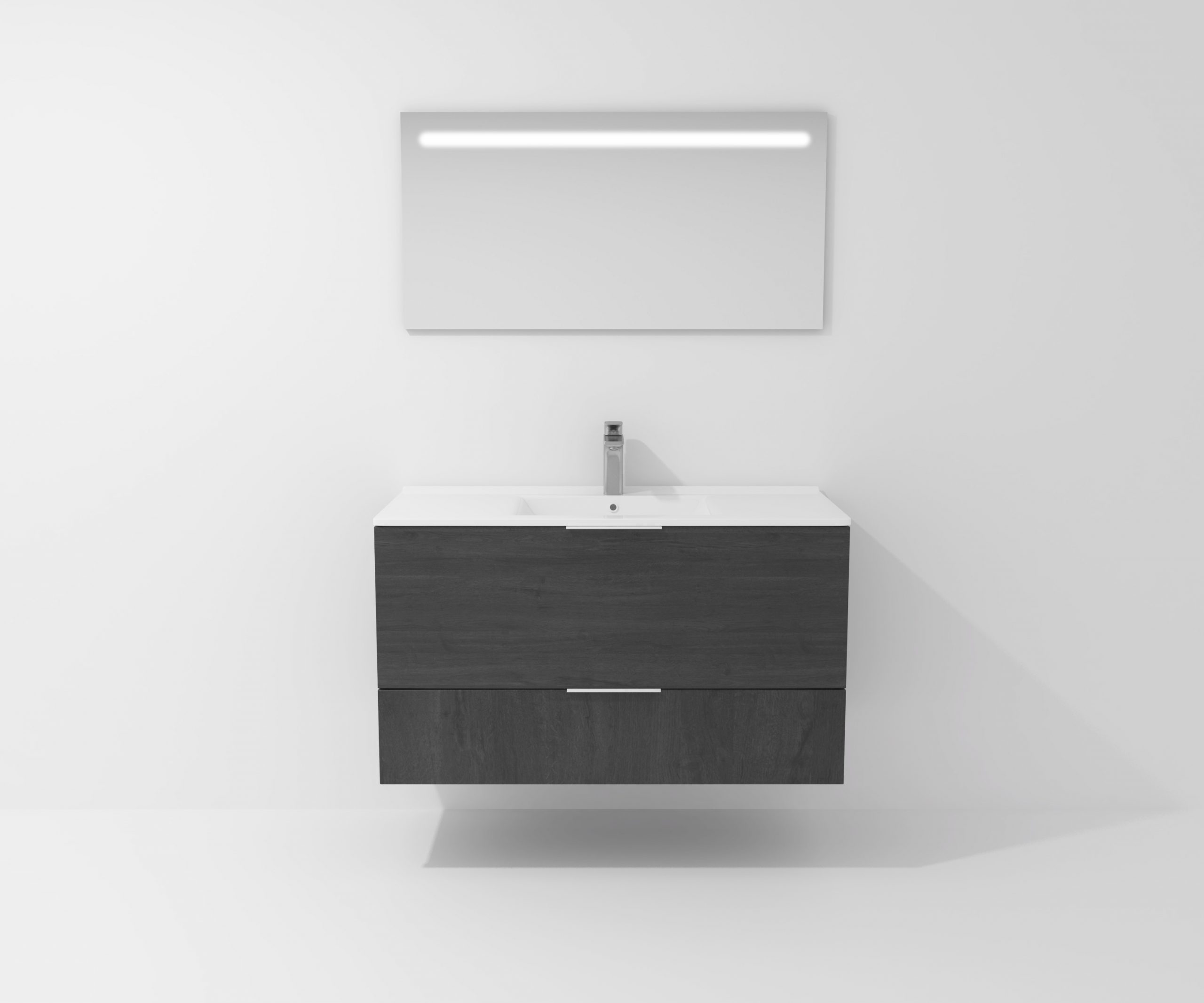 Pack Orléans avec lavabo et miroir LED