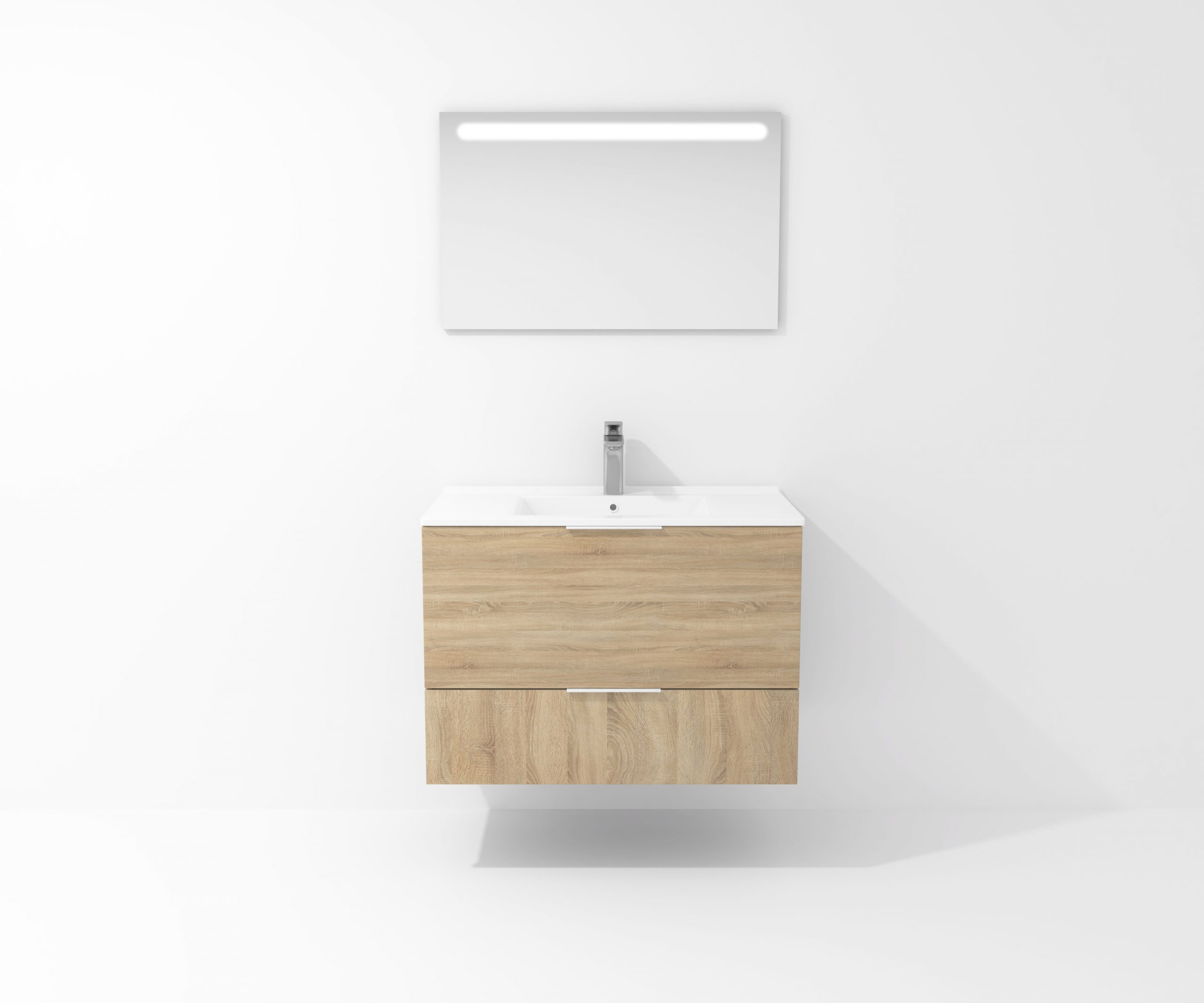 Pack Orléans avec lavabo et miroir LED