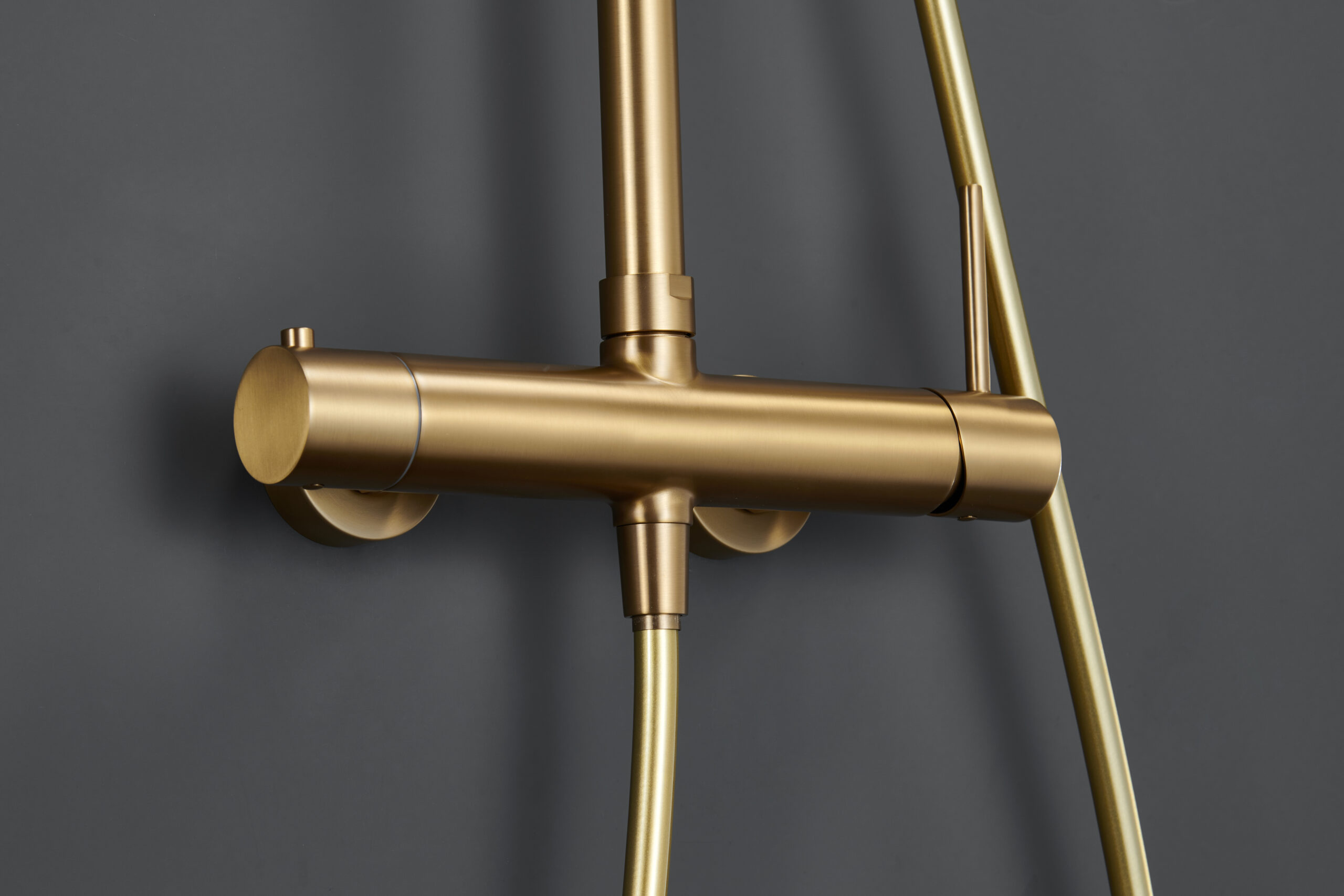 CONJUNTO DUCHA MONOMANDO TENERIFE ORO CEPILLADO