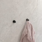 Pack accesorios SET BALI toallero + portarollos + doble percha negro mate