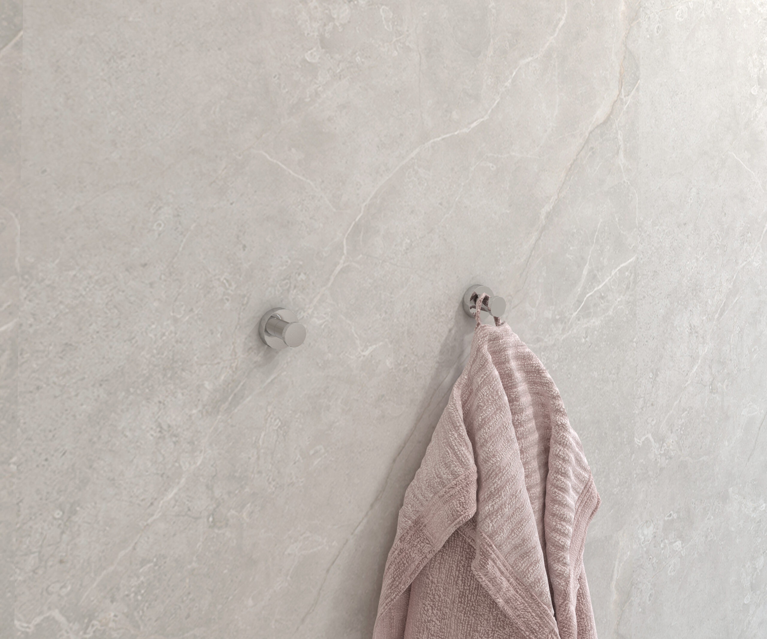 Pack accessoires SET BALI porte-serviettes + porte-rouleau + double crochet