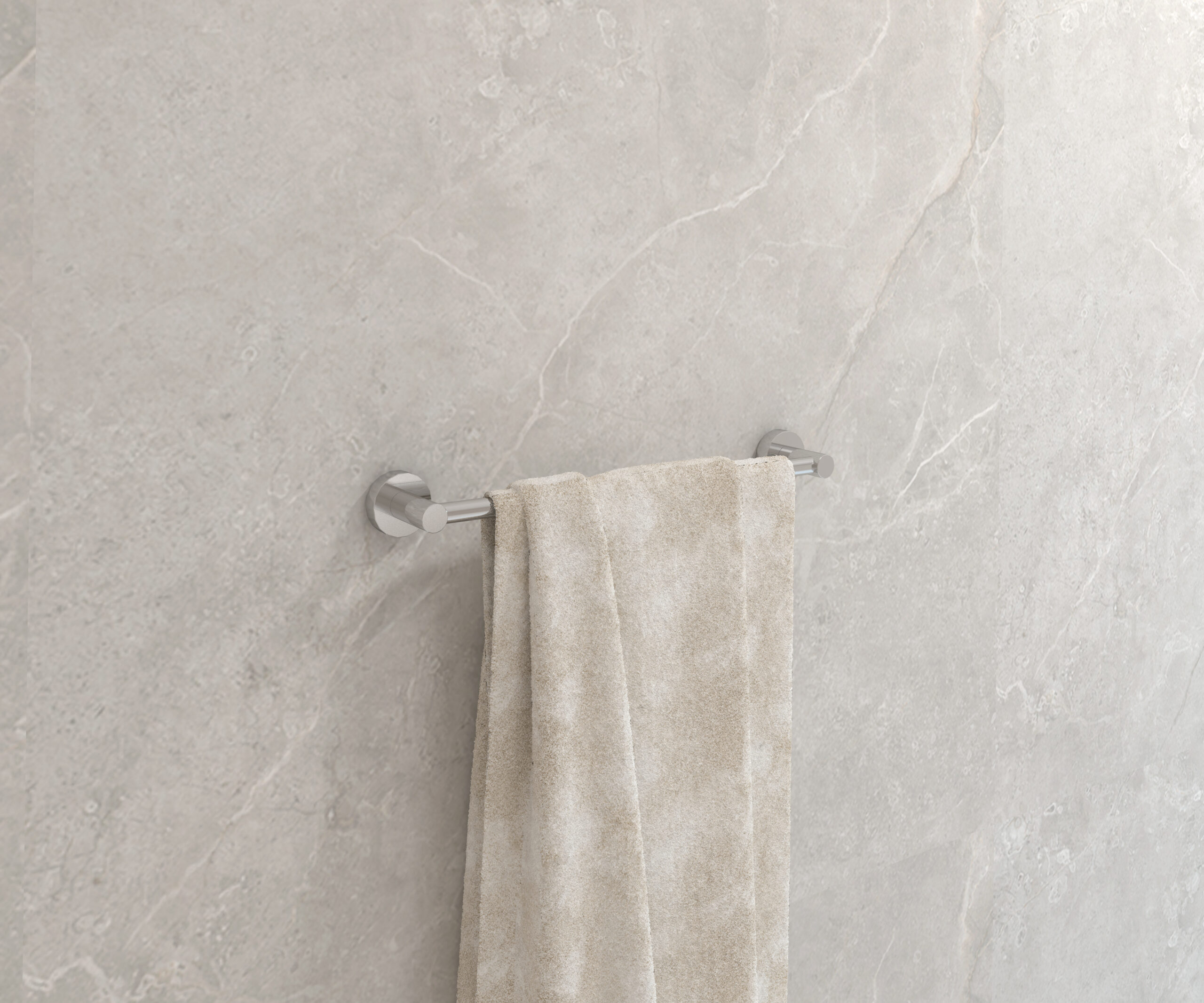 Pack accessoires SET BALI porte-serviettes + porte-rouleau + double crochet