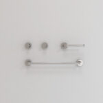 Pack accessoires SET BALI porte-serviettes + porte-rouleau + double crochet