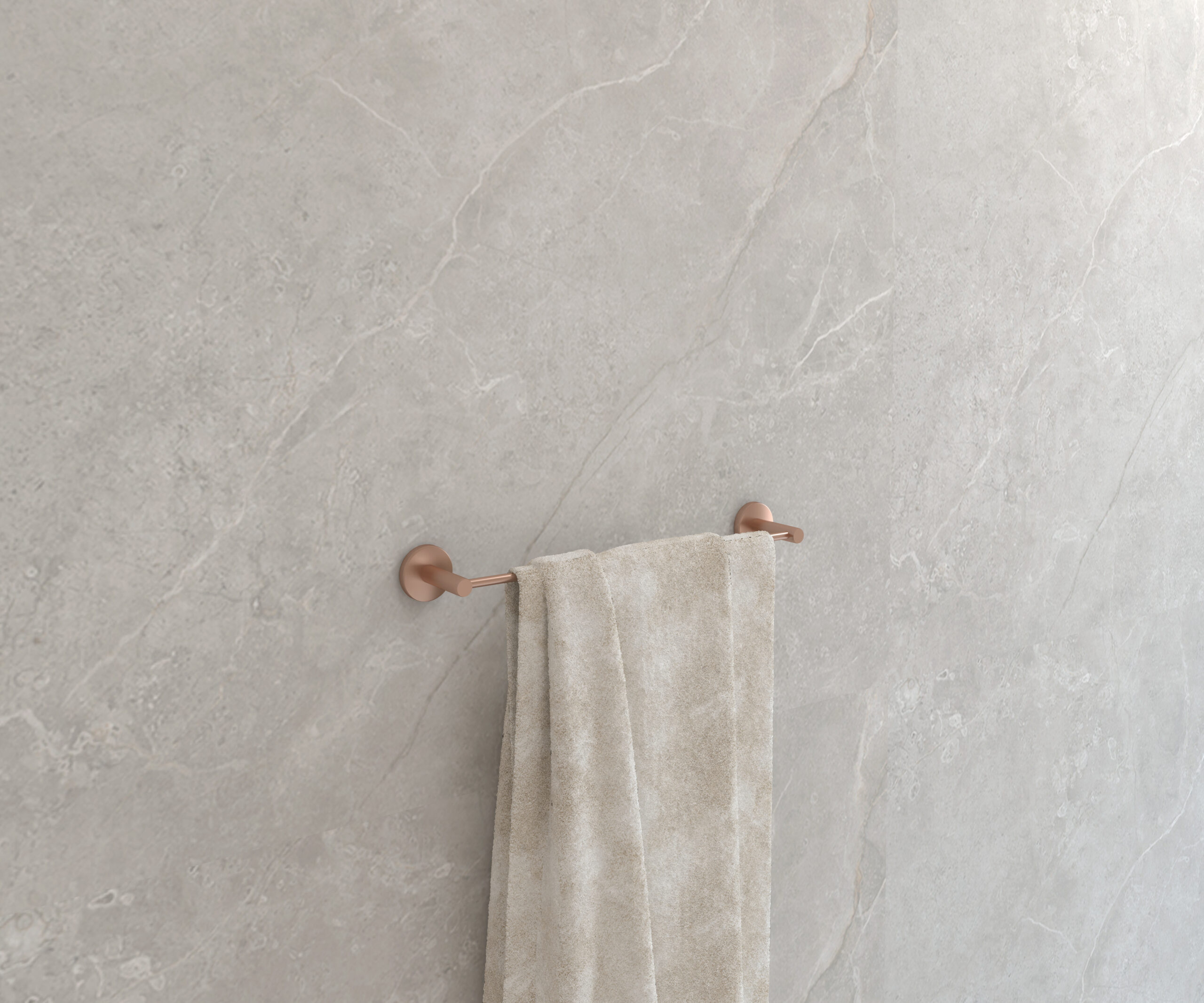 TOALLERO CAPRI 50CM ORO ROSA CEPILLADO