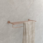 TOALLERO CAPRI MÚLTIPLE ORO ROSA CEPILLADO