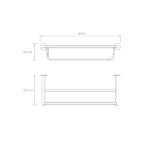 TOALLERO CAPRI MÚLTIPLE ORO ROSA CEPILLADO