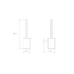 ESCOBILLERO CAPRI ORO ROSA CEPILLADO