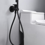 GRIFO EMPOTRADO BIDÉ FEROE NEGRO MATE