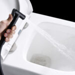 GRIFO EMPOTRADO BIDÉ FEROE NEGRO MATE