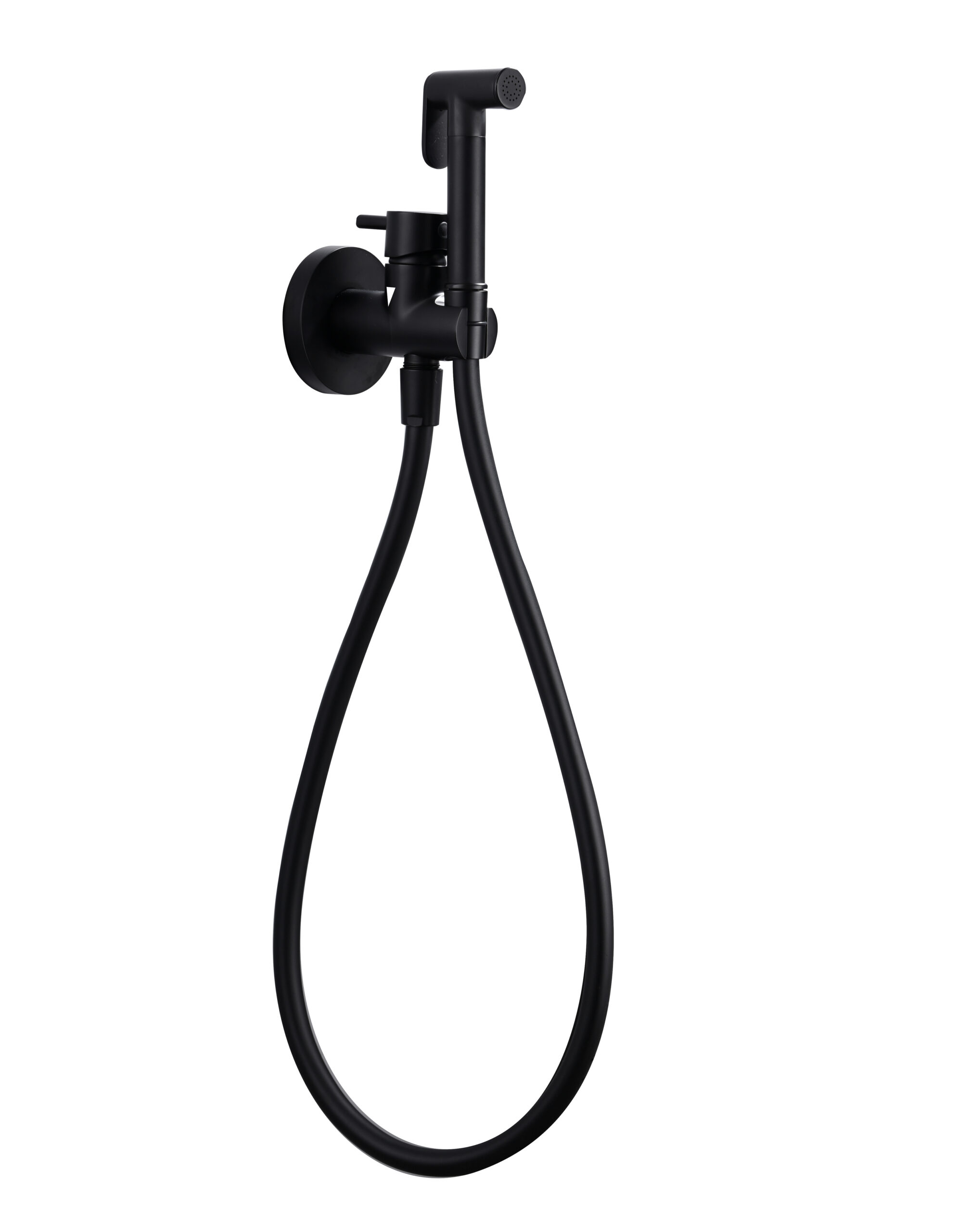 GRIFO EMPOTRADO BIDÉ FEROE NEGRO MATE