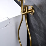 GRIFO EMPOTRADO BIDÉ FEROE ORO CEPILLADO