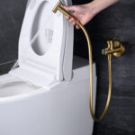 GRIFO EMPOTRADO BIDÉ FEROE ORO CEPILLADO