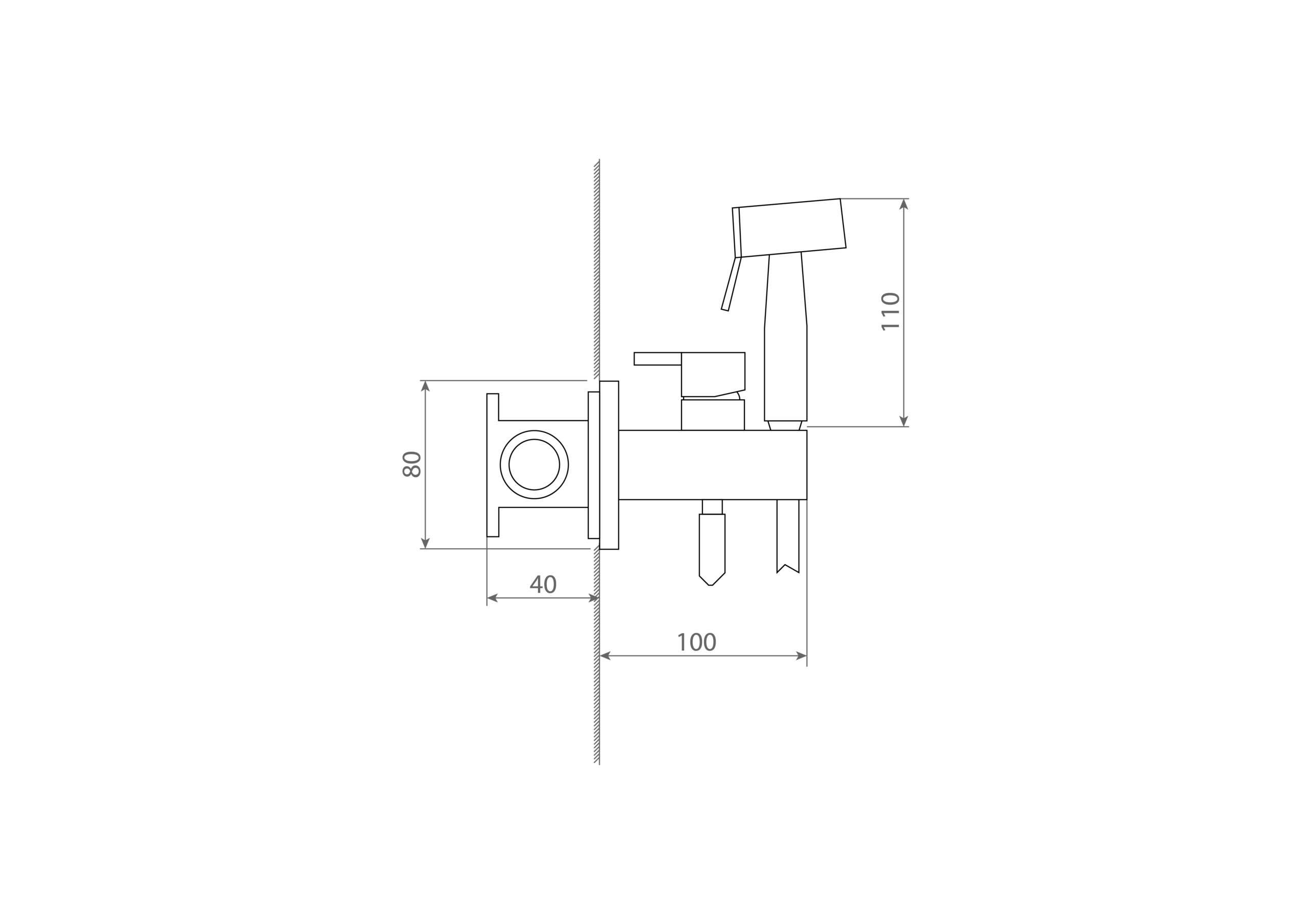 ROBINET EMBOUCHÉ BIDET FEROE